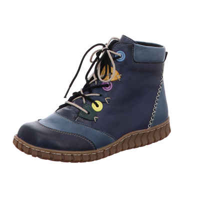 Gemini Gemini Damen Schnürboot blau Stiefelette