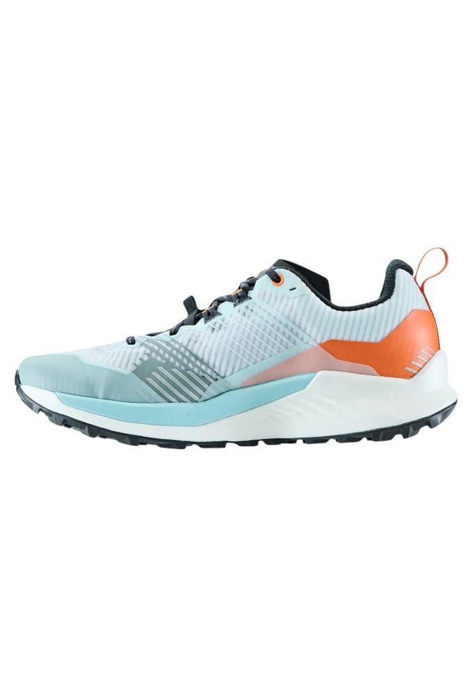 Lowa Madrix (Textil, atmungsaktiv) nebelblau/orange Herren Laufschuh