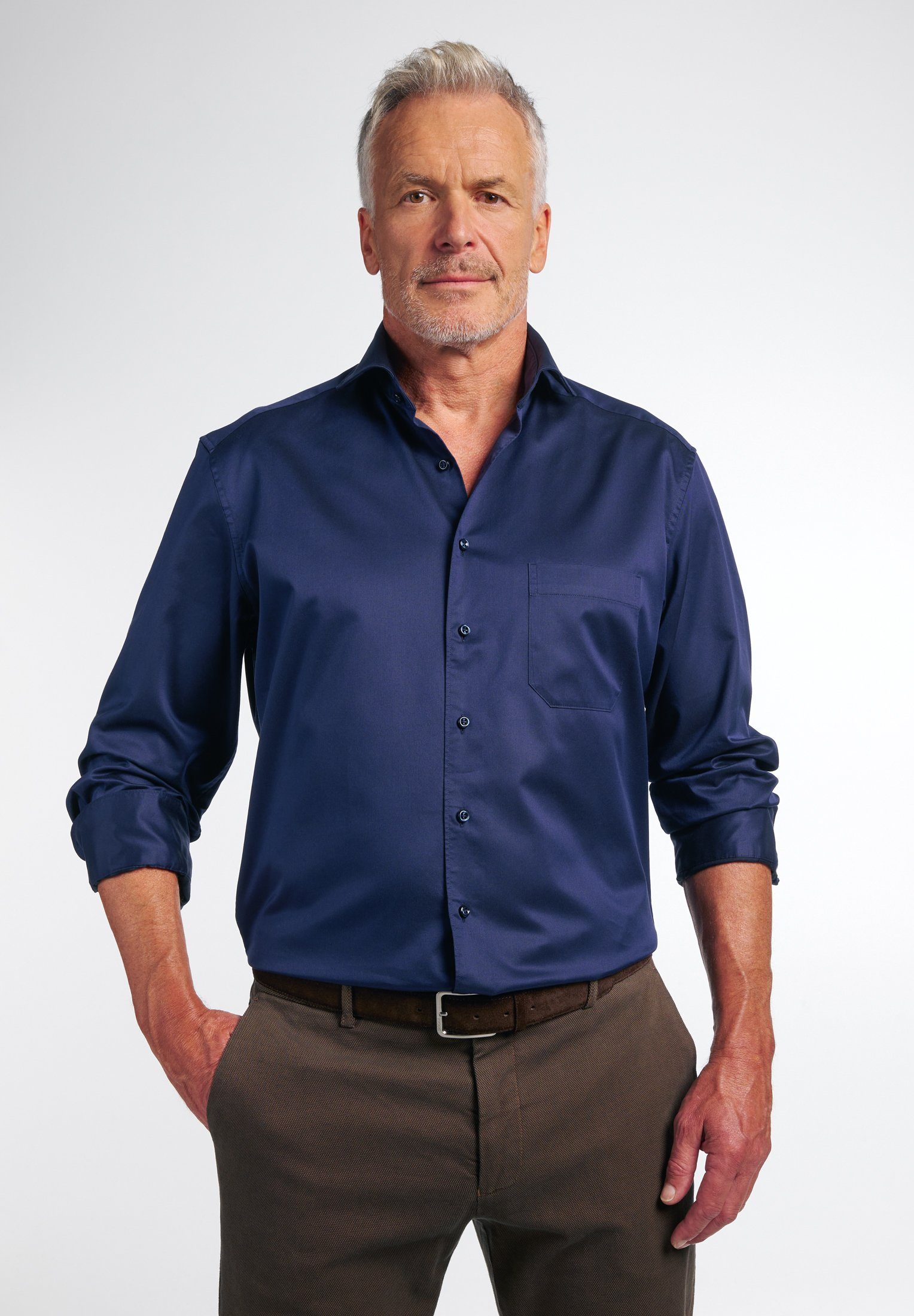 Eterna Langarmhemd "COMFORT FIT", EASY IRON (bügelleicht) günstig online kaufen