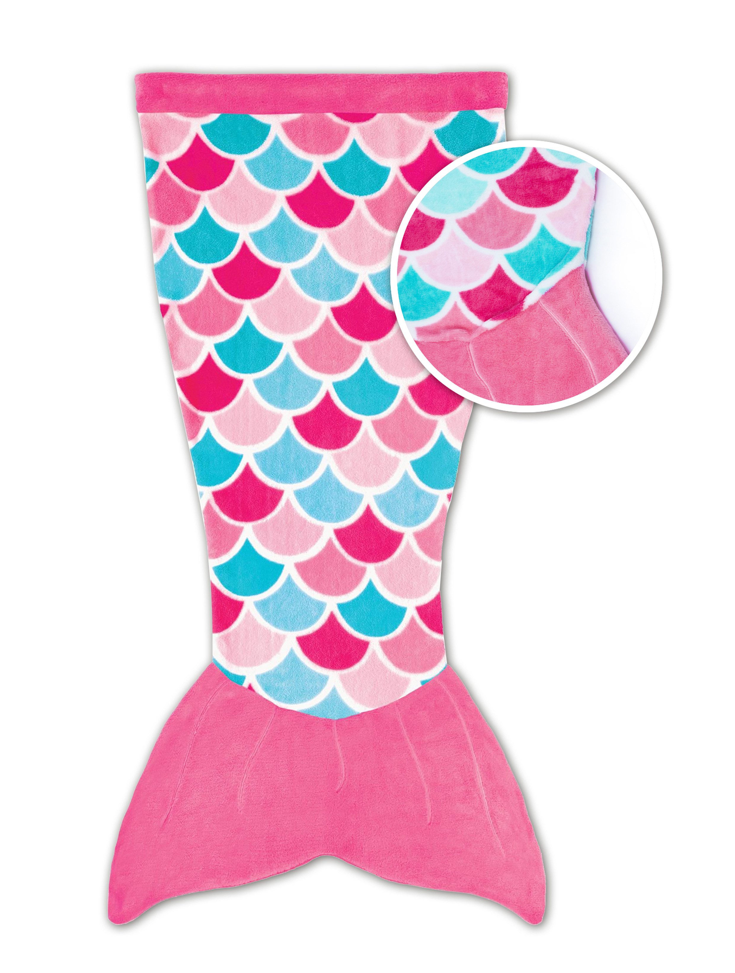 Kinderdecke Cuddle Tails Meerjungfrauendecke PINK DREAM, Fin Fun, für Kinde günstig online kaufen