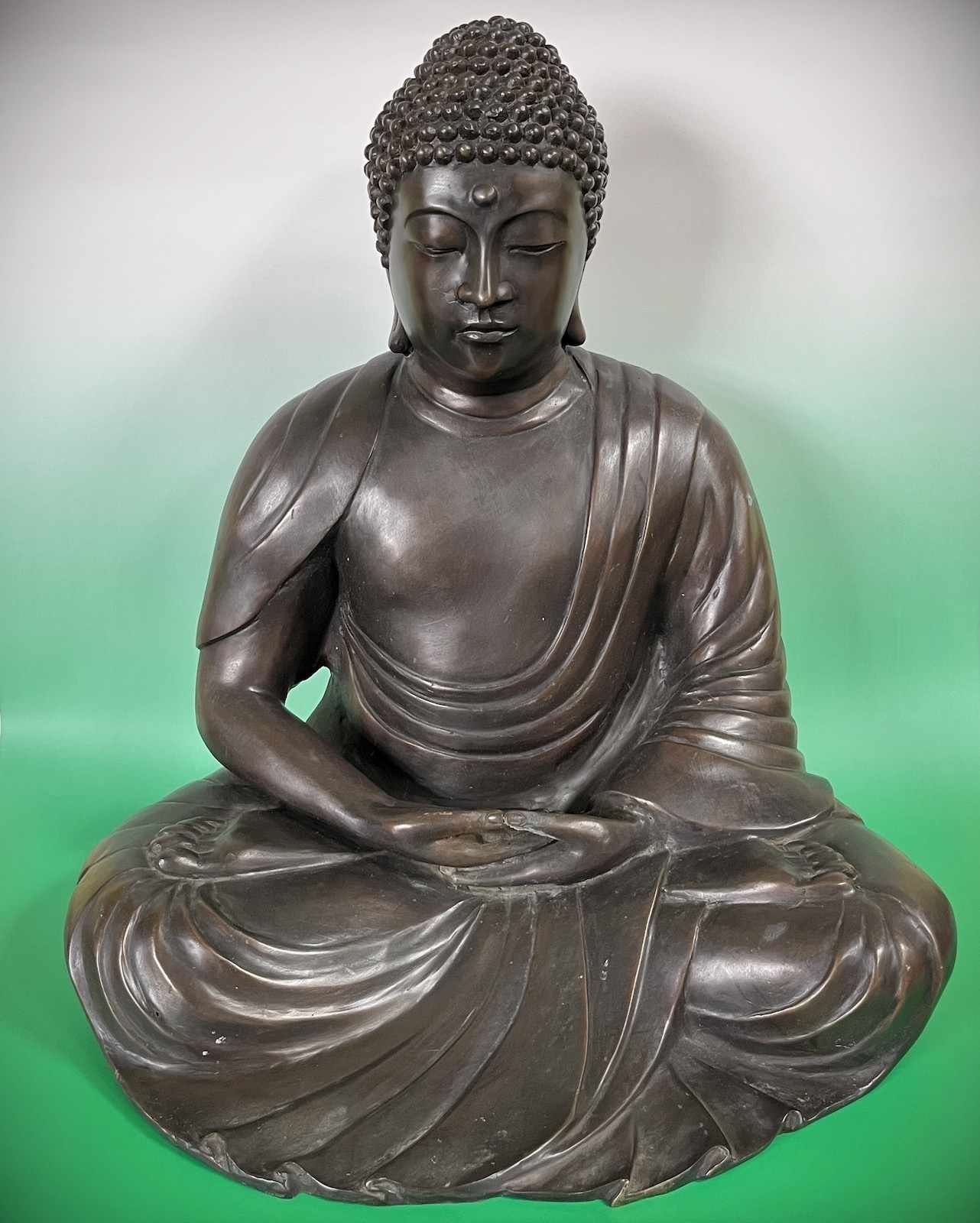 Asien Buddhafigur Statue Buddha (55cm) Bronze Skulptur LifeStyle Kamakura Figur Daibutsu