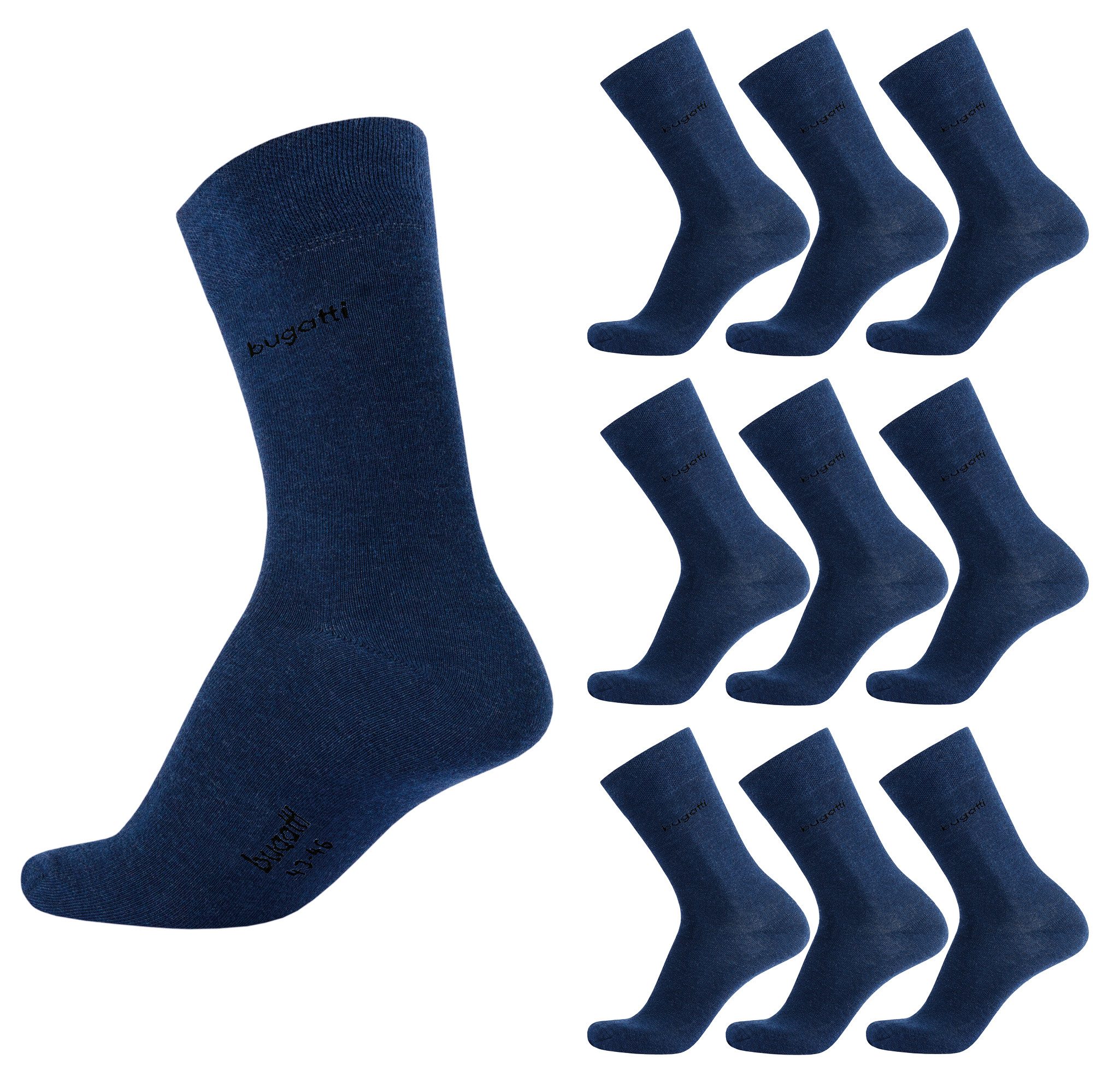 bugatti Носки bugatti Herren Носки Basic indigo blau 9er Pack Strümpfe bugatti Herren Носки Basic indigo blau 9er Pack Strümpfe