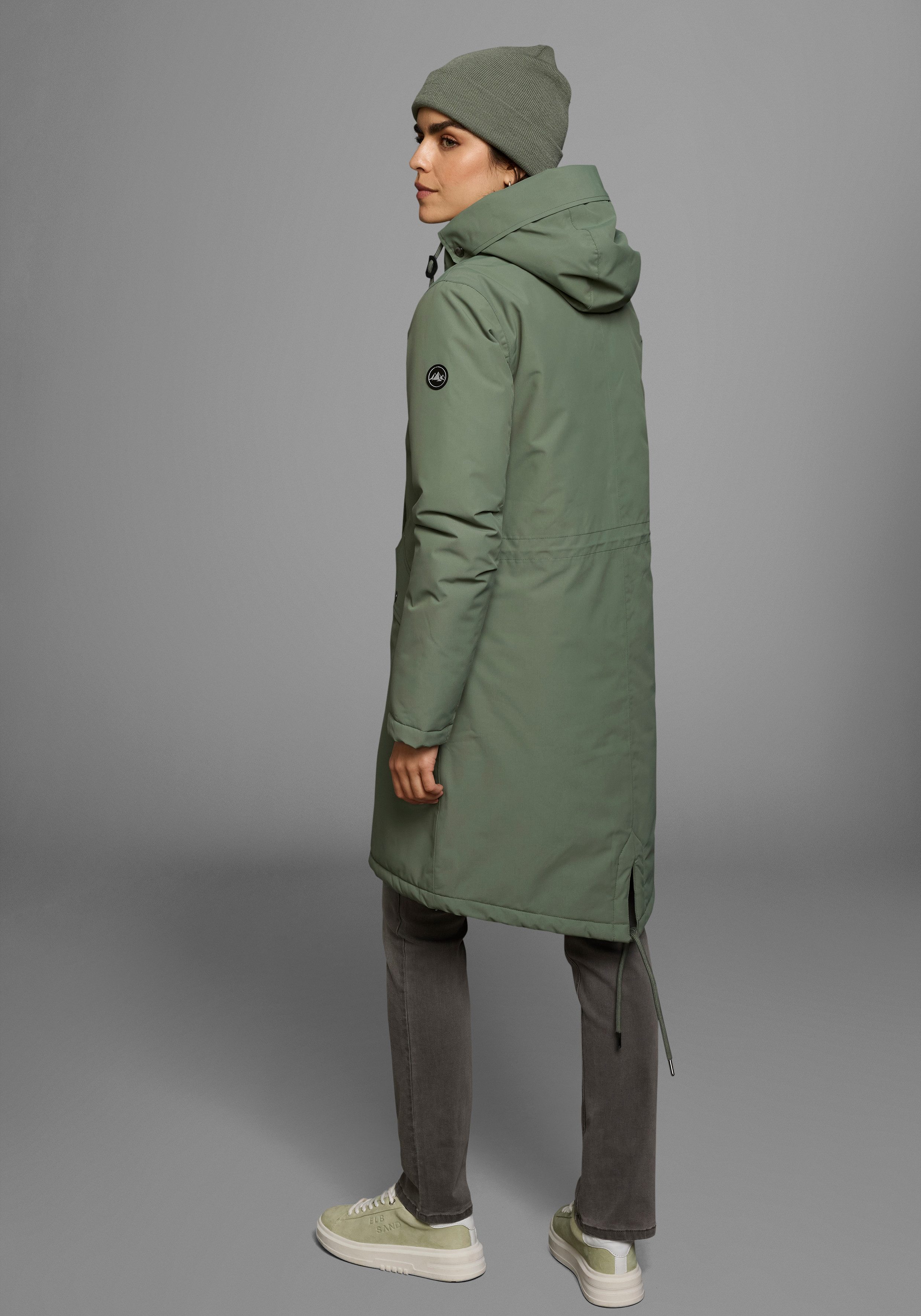 Polarino Parka Atmungsaktiv, winddicht, wasserdicht, Im Oversize Look, weite Form – Bild 4 von 5