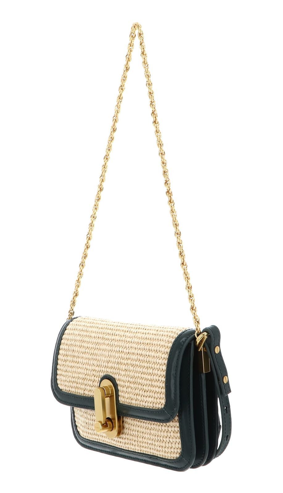 Ted Baker Umhängetasche Twist Lock Detail Raffia Crossbody Bag