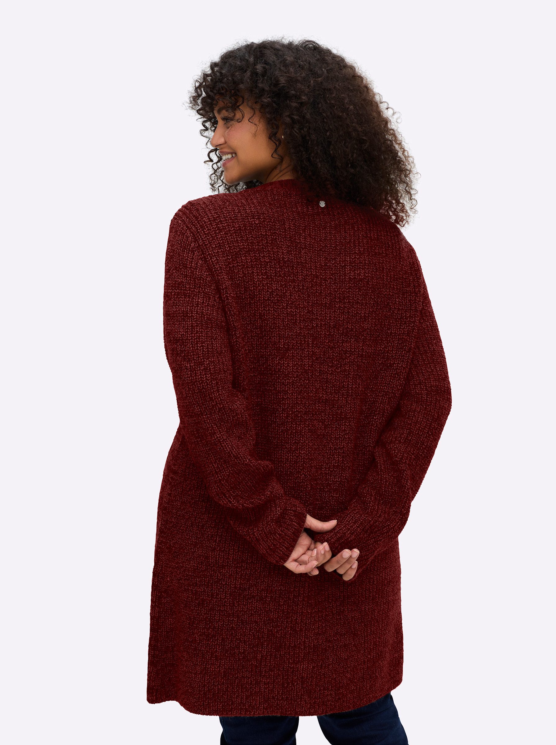 Sheego Strickjacke Strickjacke Langarm günstig online kaufen