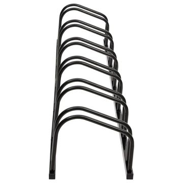 vidaXL Fahrradständer Fahrradständer für 6 Fahrräder Schwarz Stahl
