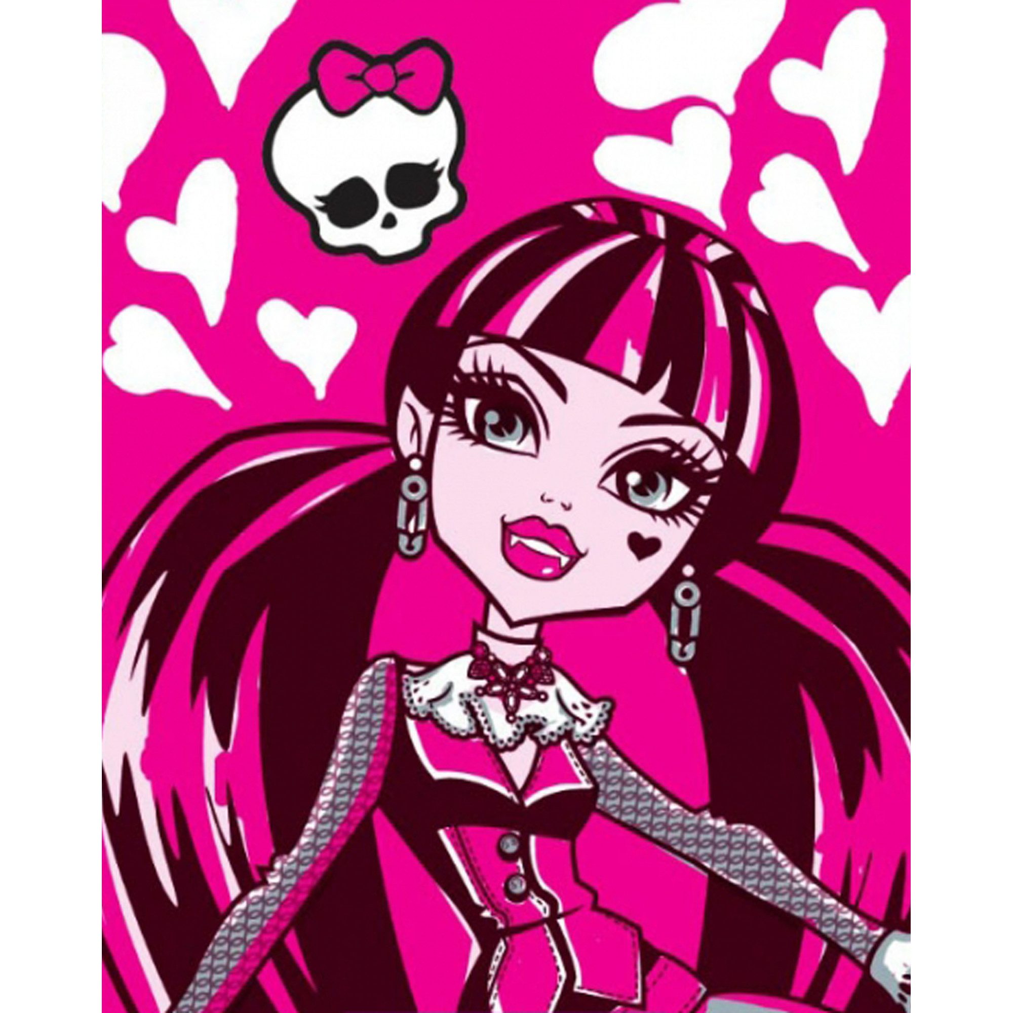 BERONAGE Tagesdecke Monster High Kinder-Decke Beauty Draculaura 110x140 cm günstig online kaufen