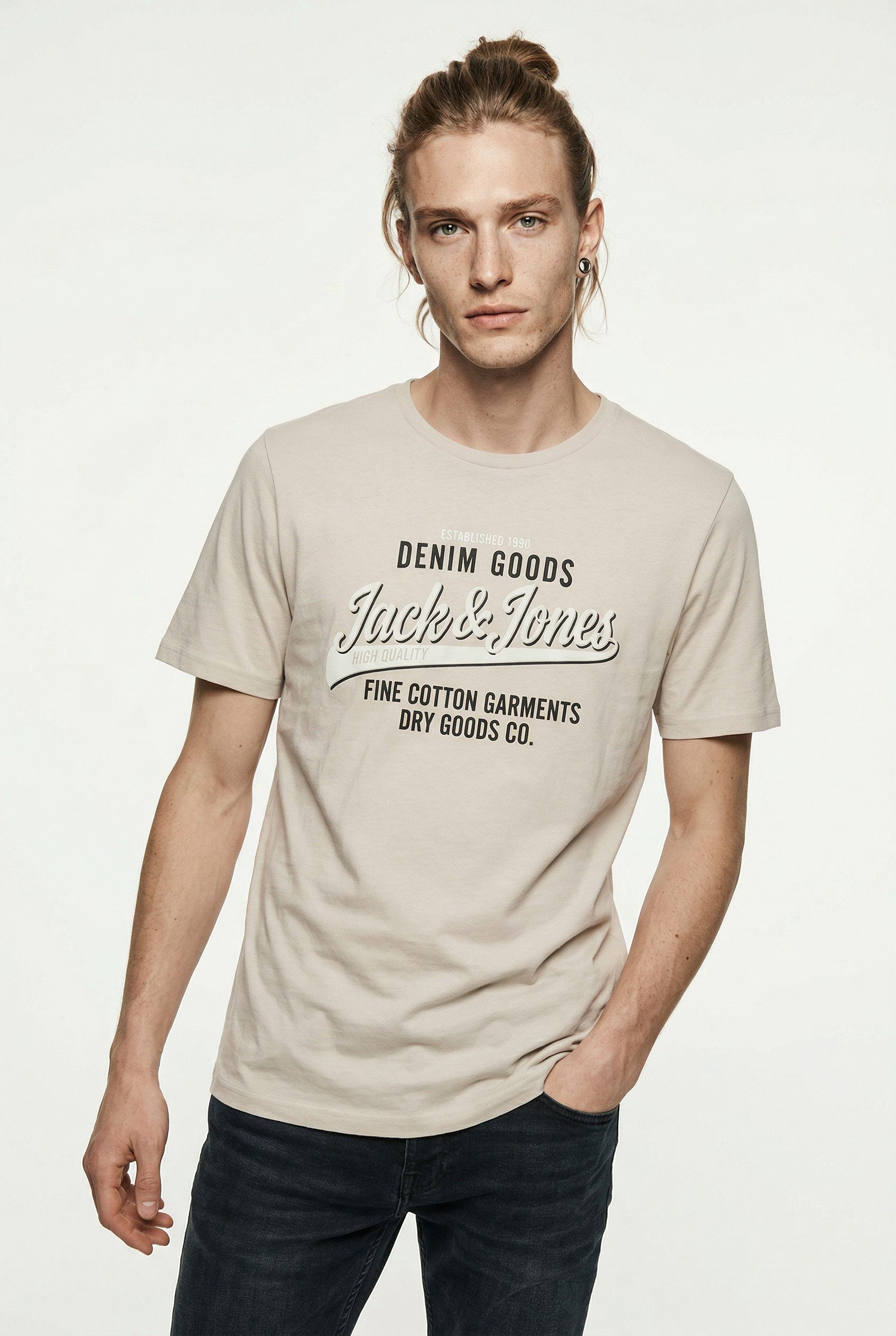 Jack & Jones Rundhalsshirt JJETHAN TEE SS CREW NECK 3PK MP NOOS (Packung, 3 günstig online kaufen