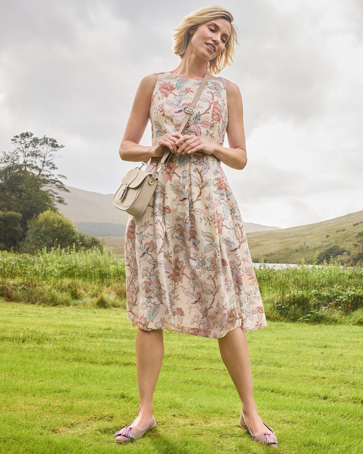 Highmoor Etuikleid Leinenkleid