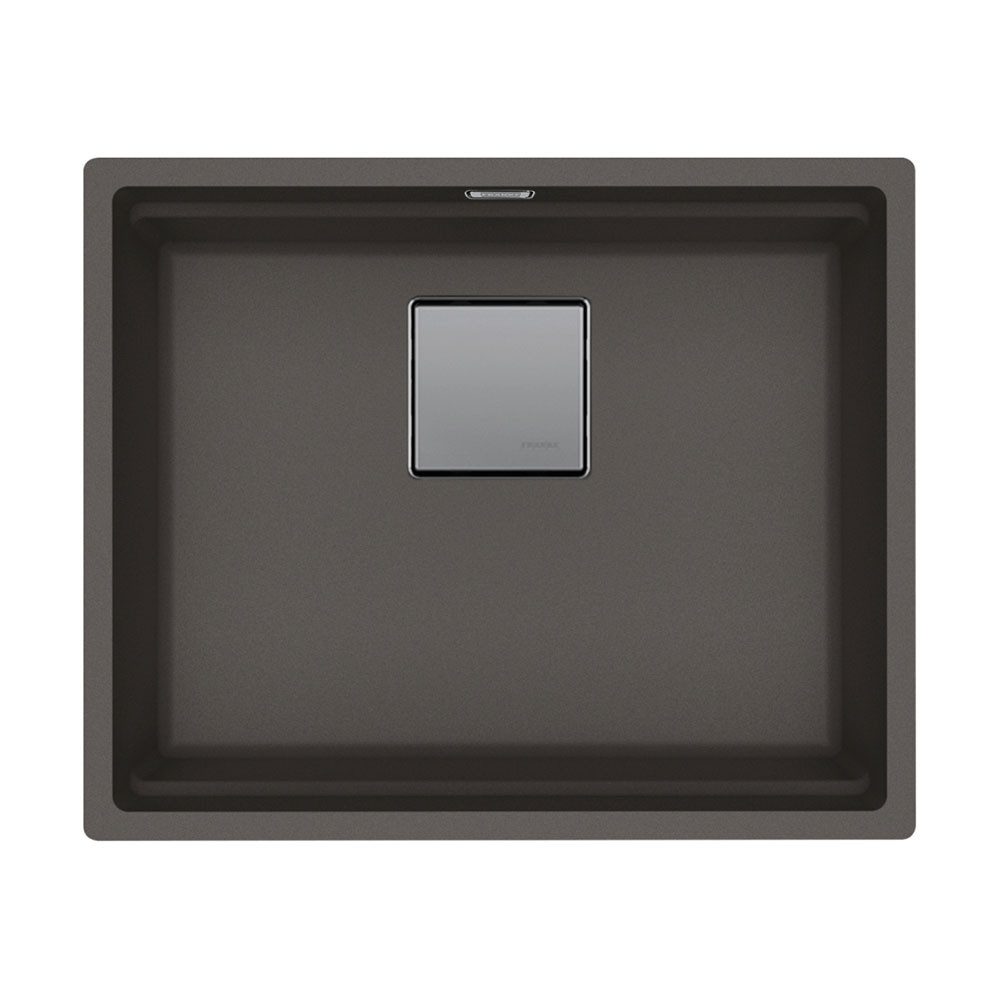 FRANKE Granitspüle Unterbauspüle Kubus 2 KNG 110-52 Fragranit+ Schiefergrau, 56/460 cm