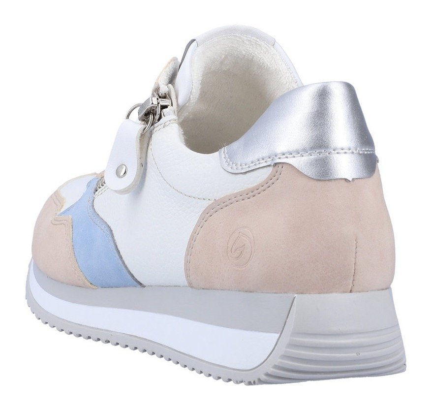 weiß-rosé-kombiniert Sneaker mit farblichen Details Remonte