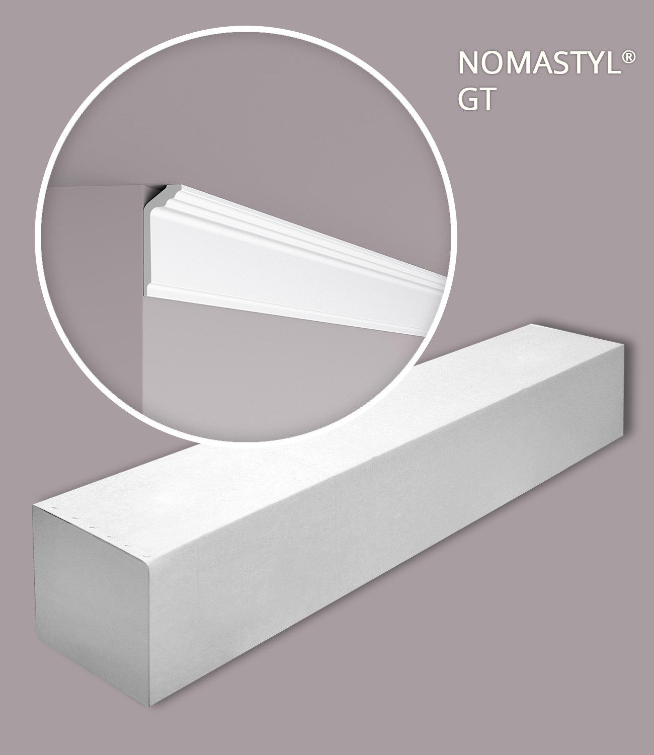 NOËL & MARQUET by nmc Deckenleiste NMC GT-box-10 Eckleisten 1 Karton SET mit 10 Stuckleisten 20 m, kleben, Extrudiertes Polystyrol (LDPS), 10-St., 1 x Karton SET, Eckleisten 1 Karton SET mit 10 Stuckleisten 20 m