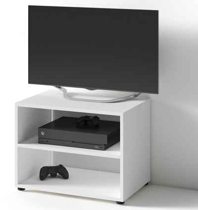 byLIVING TV-Board Victoria (Breite 60 oder 90 cm, in der Farbe weiß), Platzsparend, Modern, Schlicht