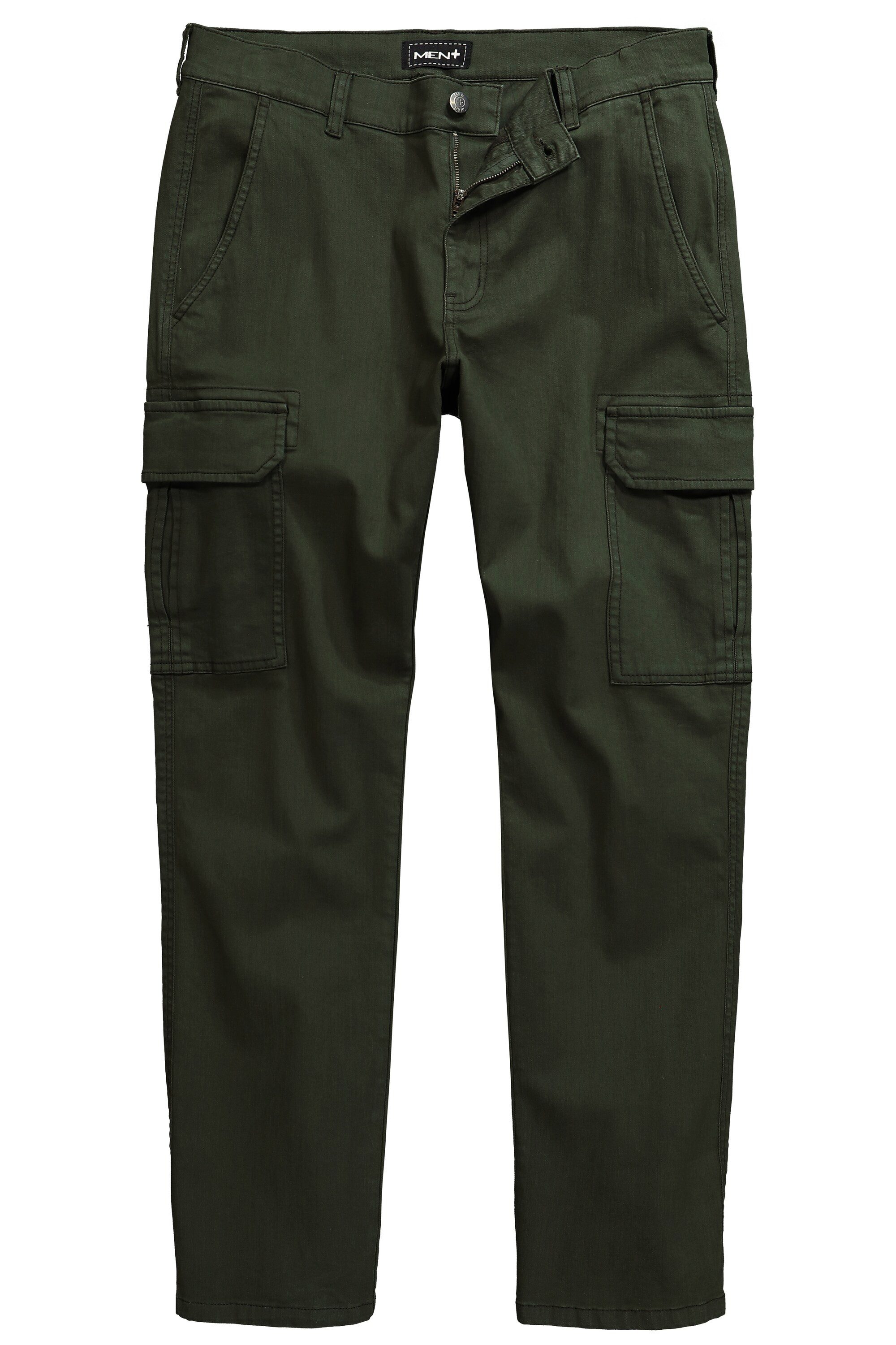 Men Plus 5-Pocket-Jeans Men+ Cargojeans Bauchfit Straight Fit Colordenim günstig online kaufen