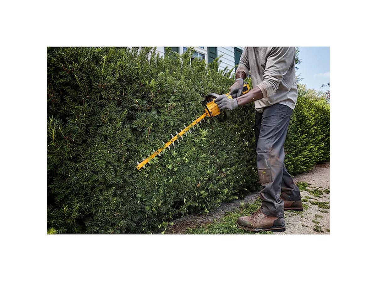 DeWalt Akku-Heckenschere Flexvolt, 54 Volt, 65 cm Schwert, inkl. 1x Li-Ion Akku und System-Schnellladegerät