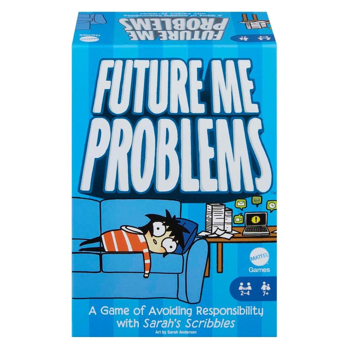 Spiel Mattel Games HPH10 - Future Me Problems - Wie man Pflichten aus dem We