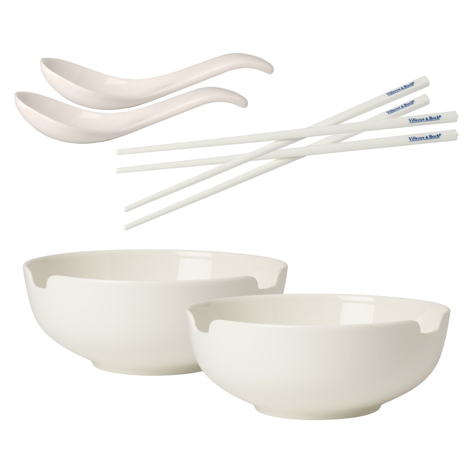 Villeroy & Boch Kombiservice Soup Passion Suppen-Set (6-tlg), Porzellan