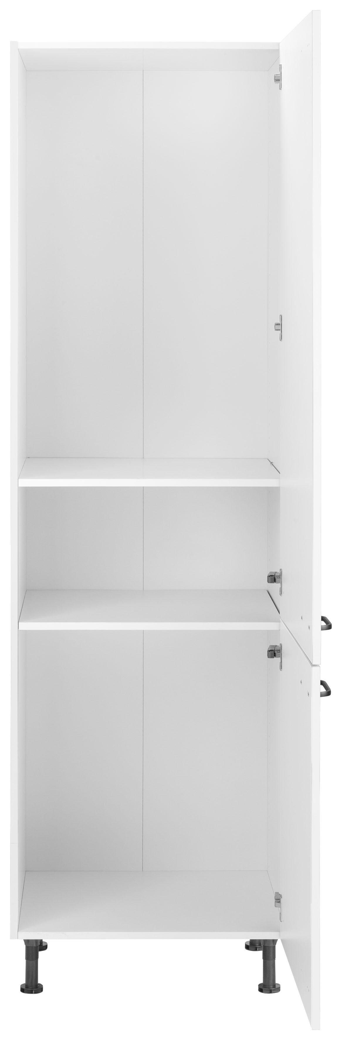 OPTIFIT Hochschrank mit | 60 cm Breite weiß weiß/weiß höhenverstellbaren Elga Füßen, Soft-Close-Funktion