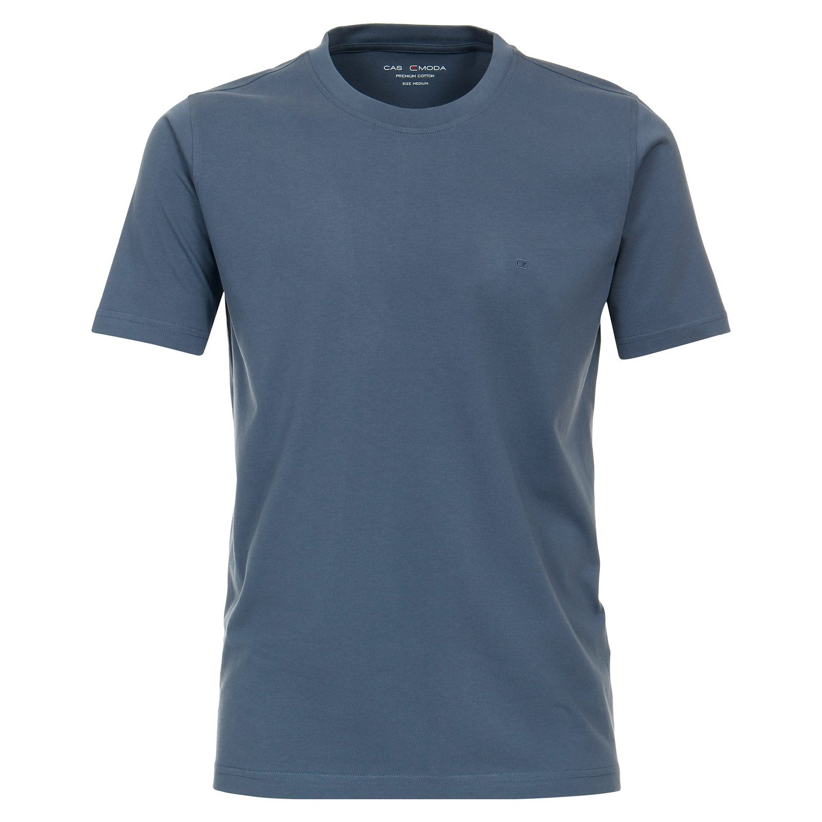 CASAMODA Rundhalsshirt CasaModa Basic T-Shirt rauchblau günstig online kaufen