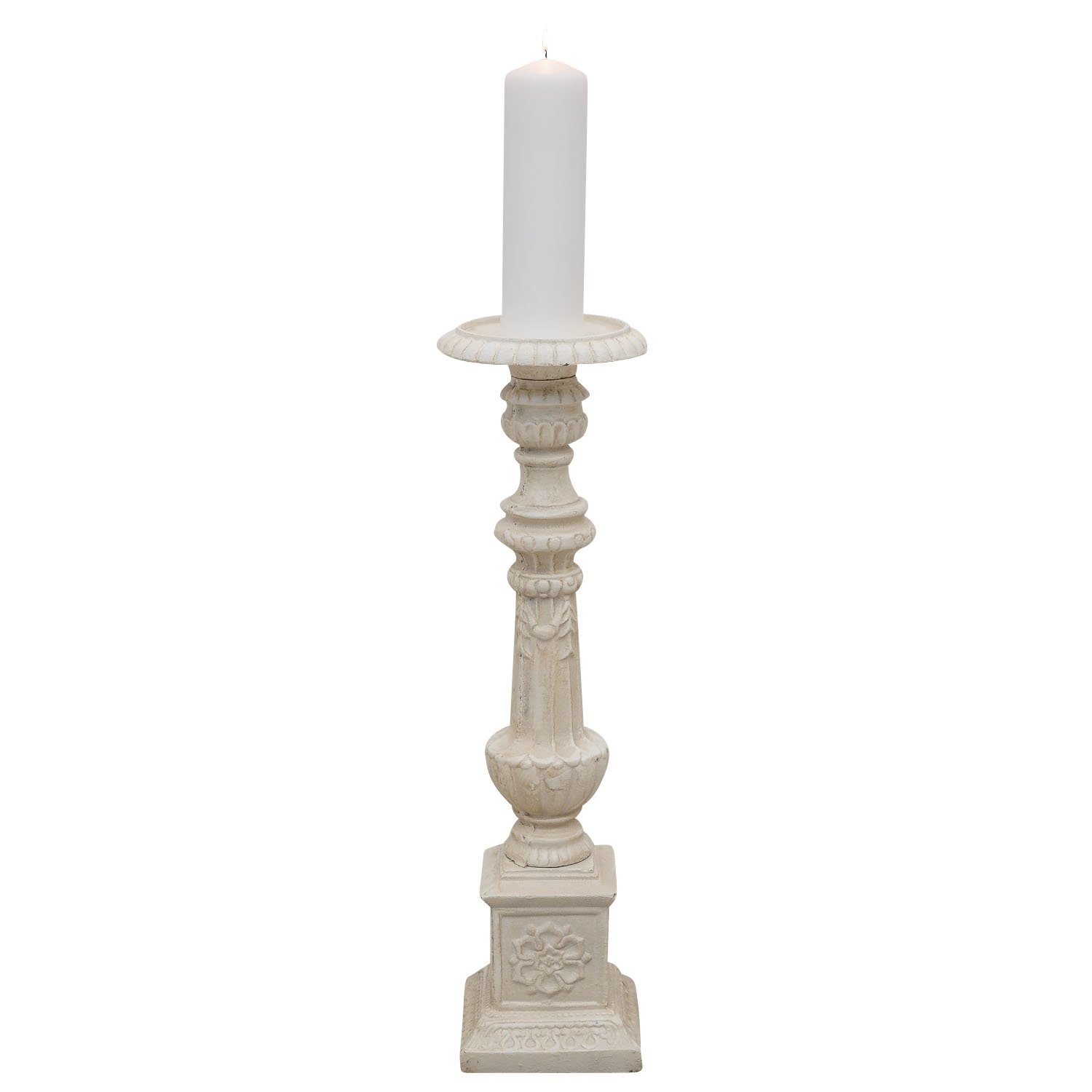 70cm Kerzenständer Kerzenleuchter Antik-Stil Kerzenständer Altarleuchter Aubaho Kandelaber