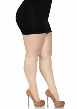 Leg Avenue Strumpfhose Transparente Strumpfhose mit Naht Plus Size