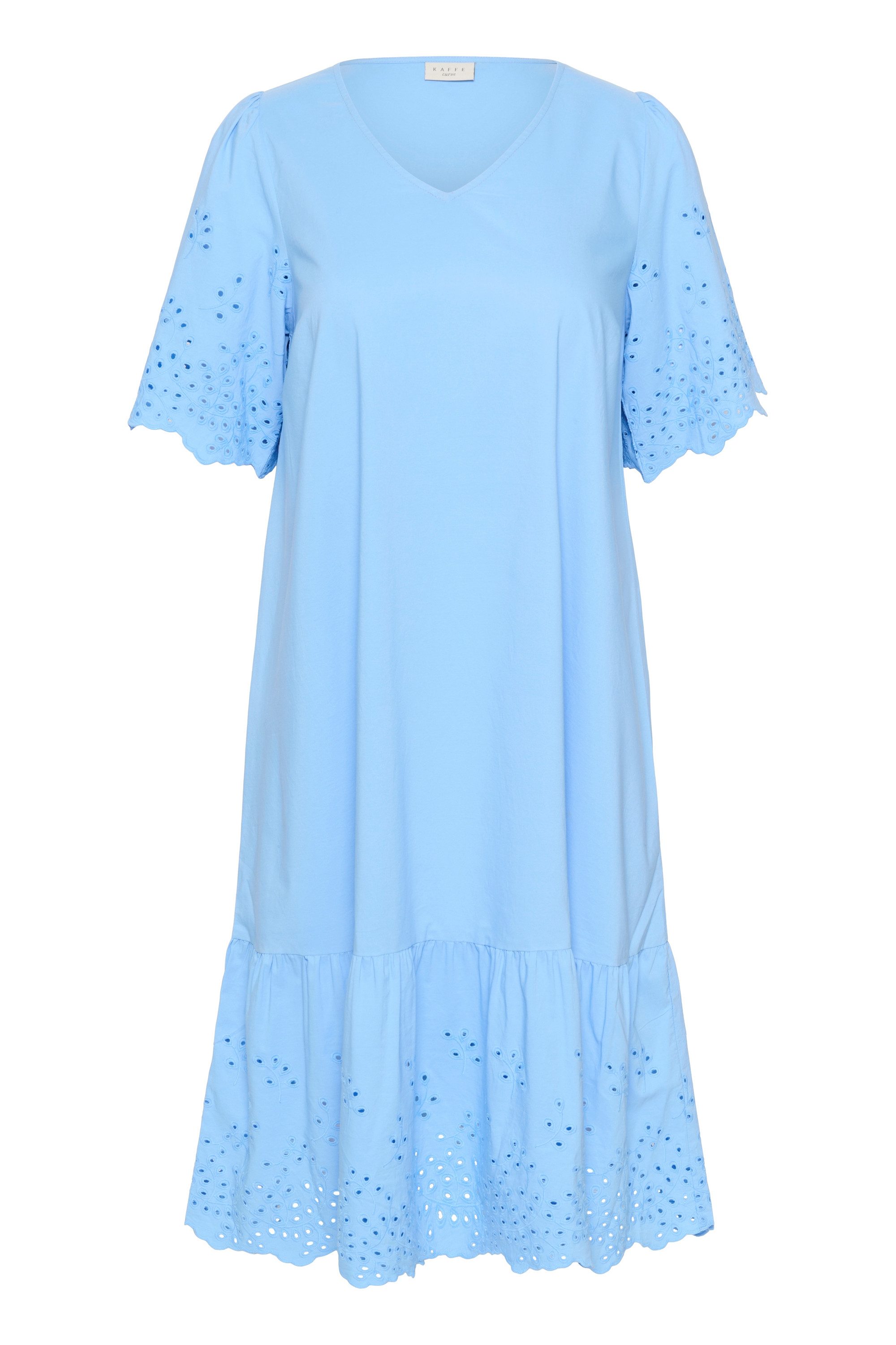 KAFFE Curve Blusenkleid Kleid KClouisia Große günstig online kaufen