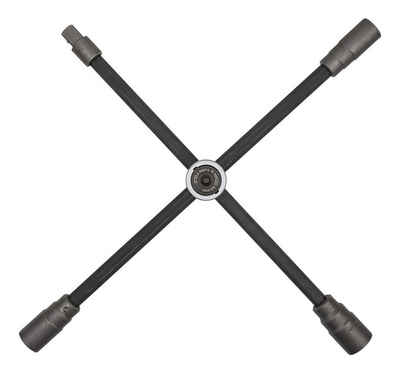 KS Tools Radmutternschlüssel, Rad-Kreuzschlüssel mit Gleitgelenk für NKW, 3/4" x24 x 27 x 32 mm