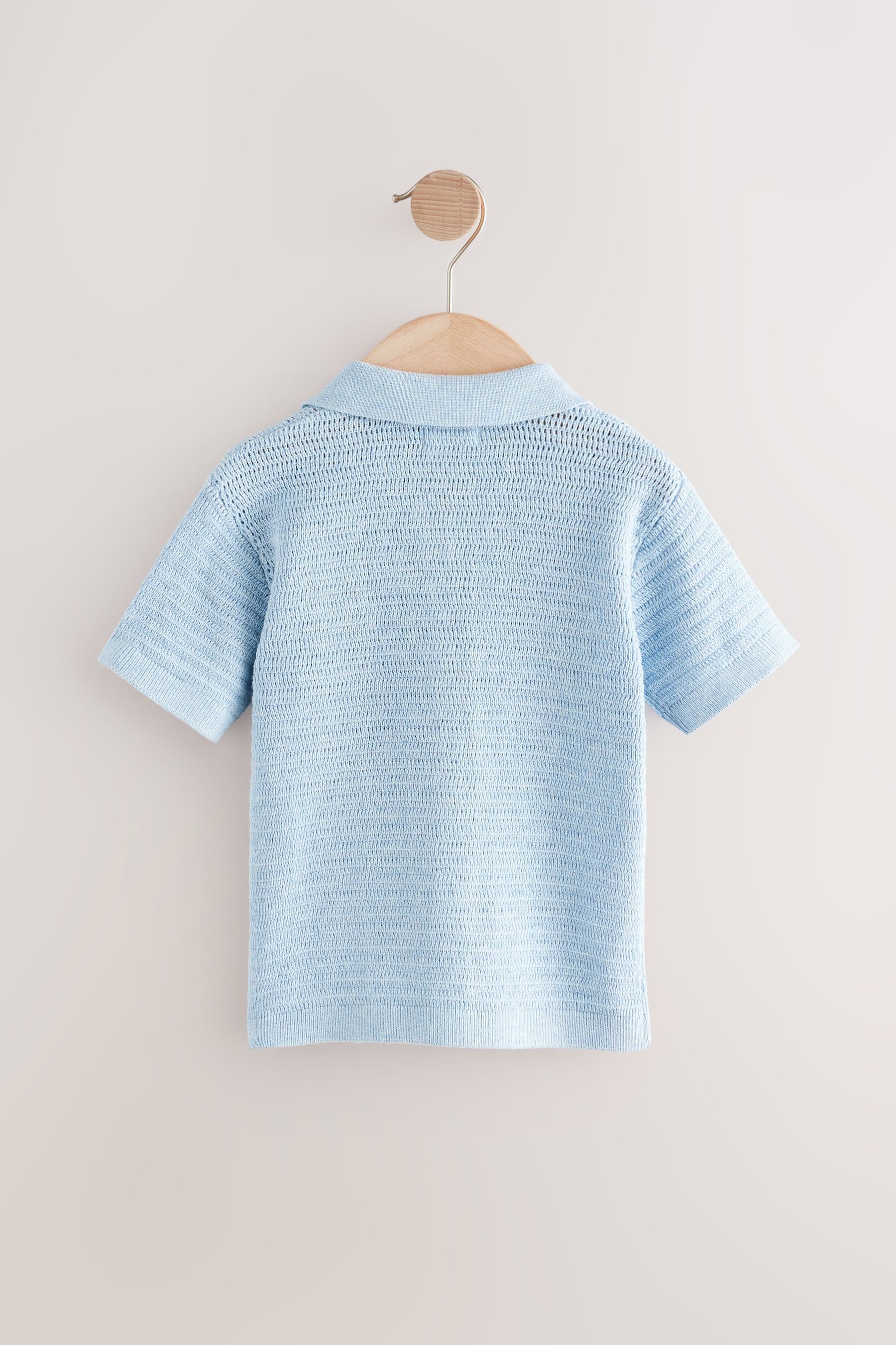 Next Polokragenpullover Kurzarm-Poloshirt mit Reverskragen 100 % günstig online kaufen