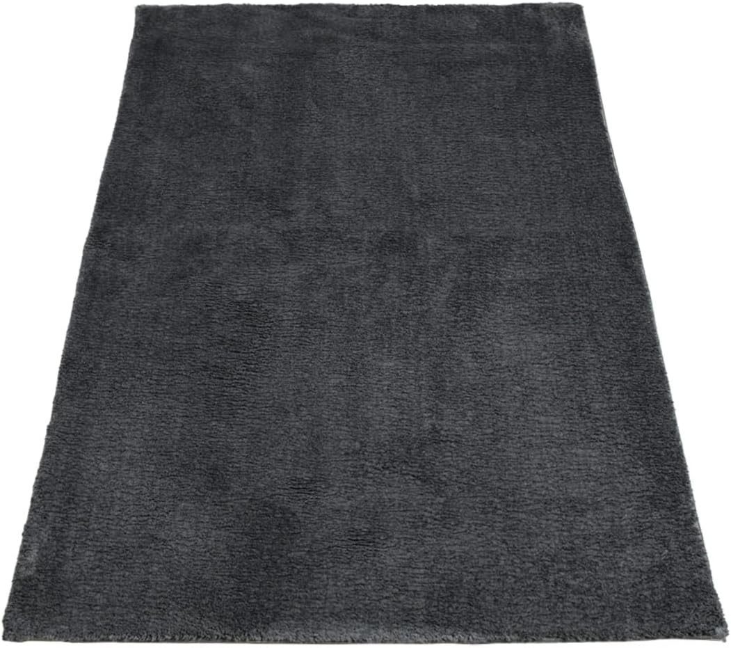Carpet City Badematte PURE500, Badteppich uni, Höhe 16 mm, rutschhemmend beschichtet, schnell trocknend, Polyester, Teppich Badezimmer, Badvorleger, Anti-Rutsch, Waschbar, Duschmatte