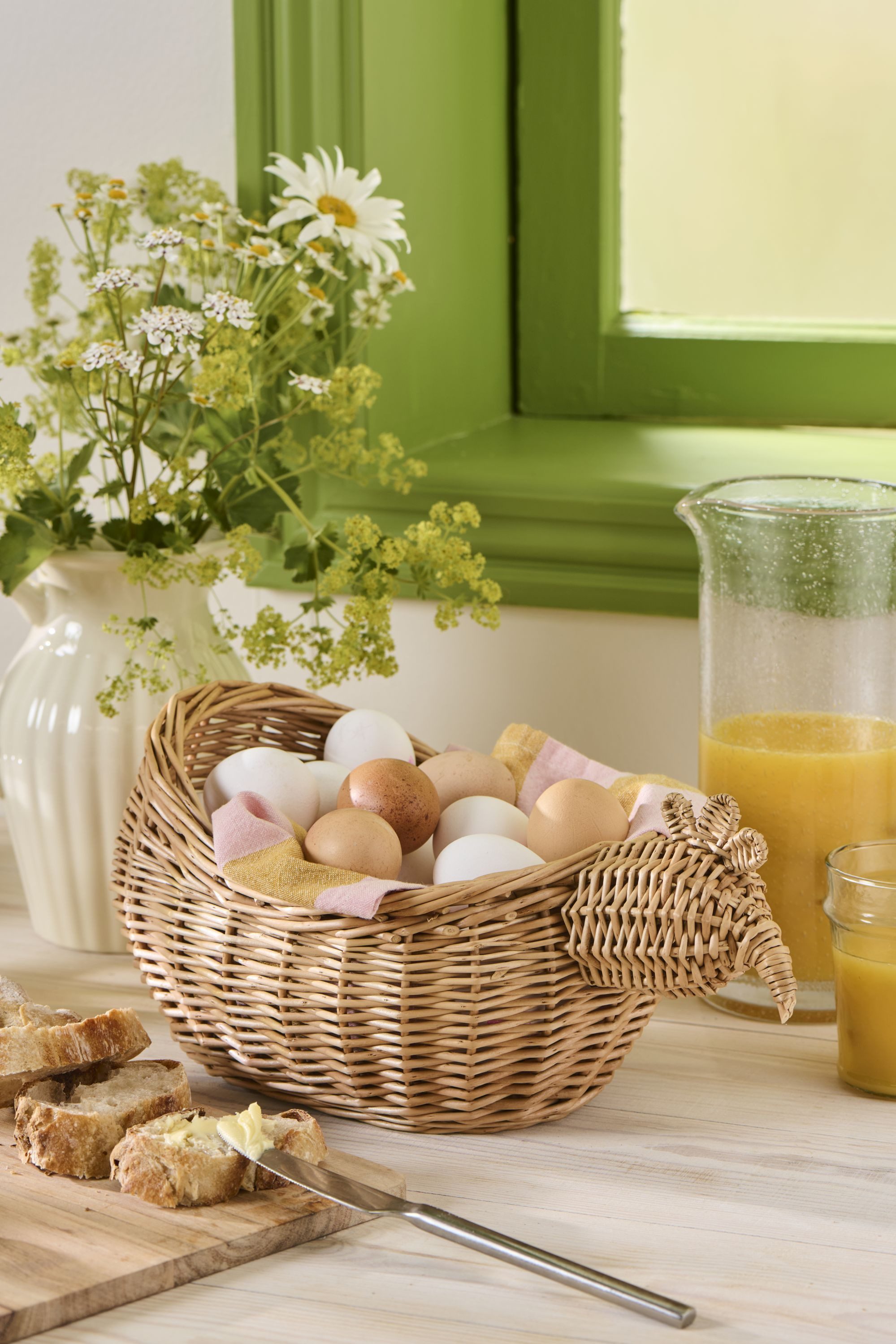 Ib Laursen Eierkorb Ib Laursen - Eierkorb Hühnerkorb Eieraufbewahrung Korb Weide, Weide