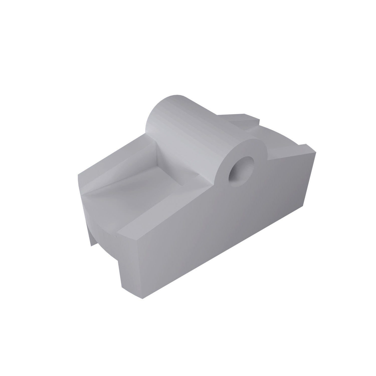 fossi3D Montagezubehör Geschirrspüler Gleitscharnier kompatibel für IKEA Behjälplig Spülmaschine Gleiter Weiß