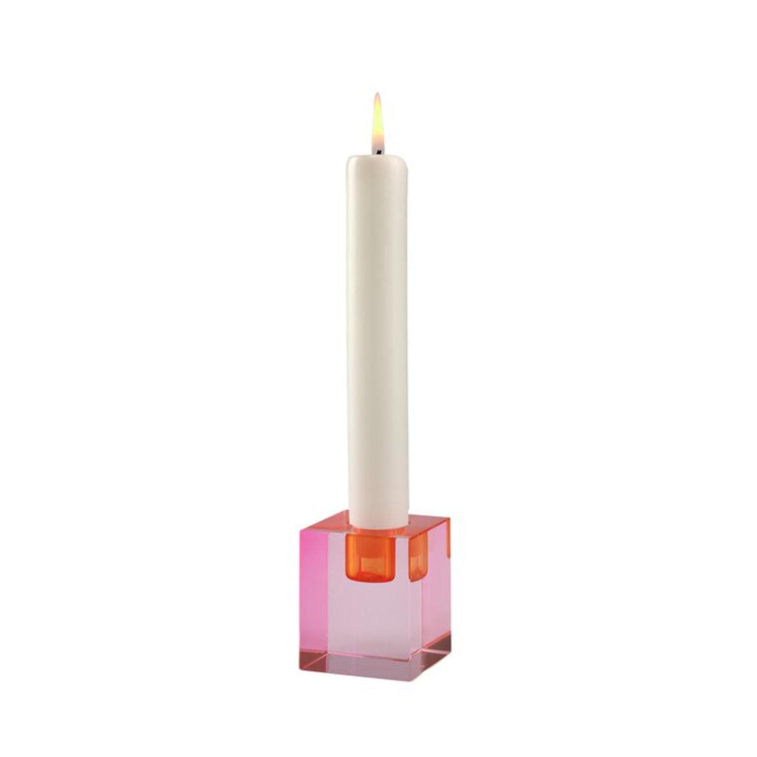 Giftcompany Kerzenhalter Kerzenhalter Dioptrics Rosa/Orange (S) günstig online kaufen