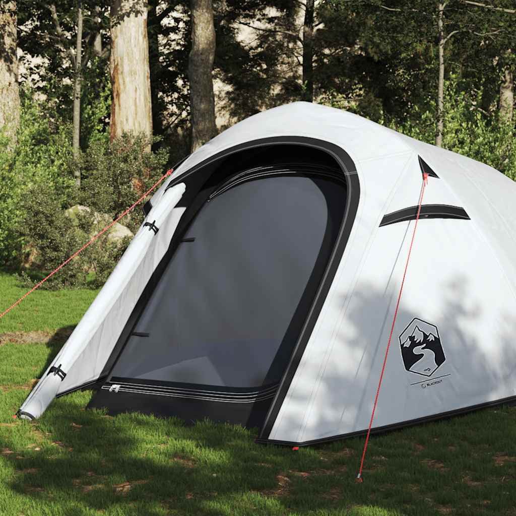 furnicato Faltzelt Camping Tunnelzelt 283x193x125 cm Weiß, (1 tlg), Wetterfestes Familienzelt mit Verdunkelungsstoff für 3 Personen