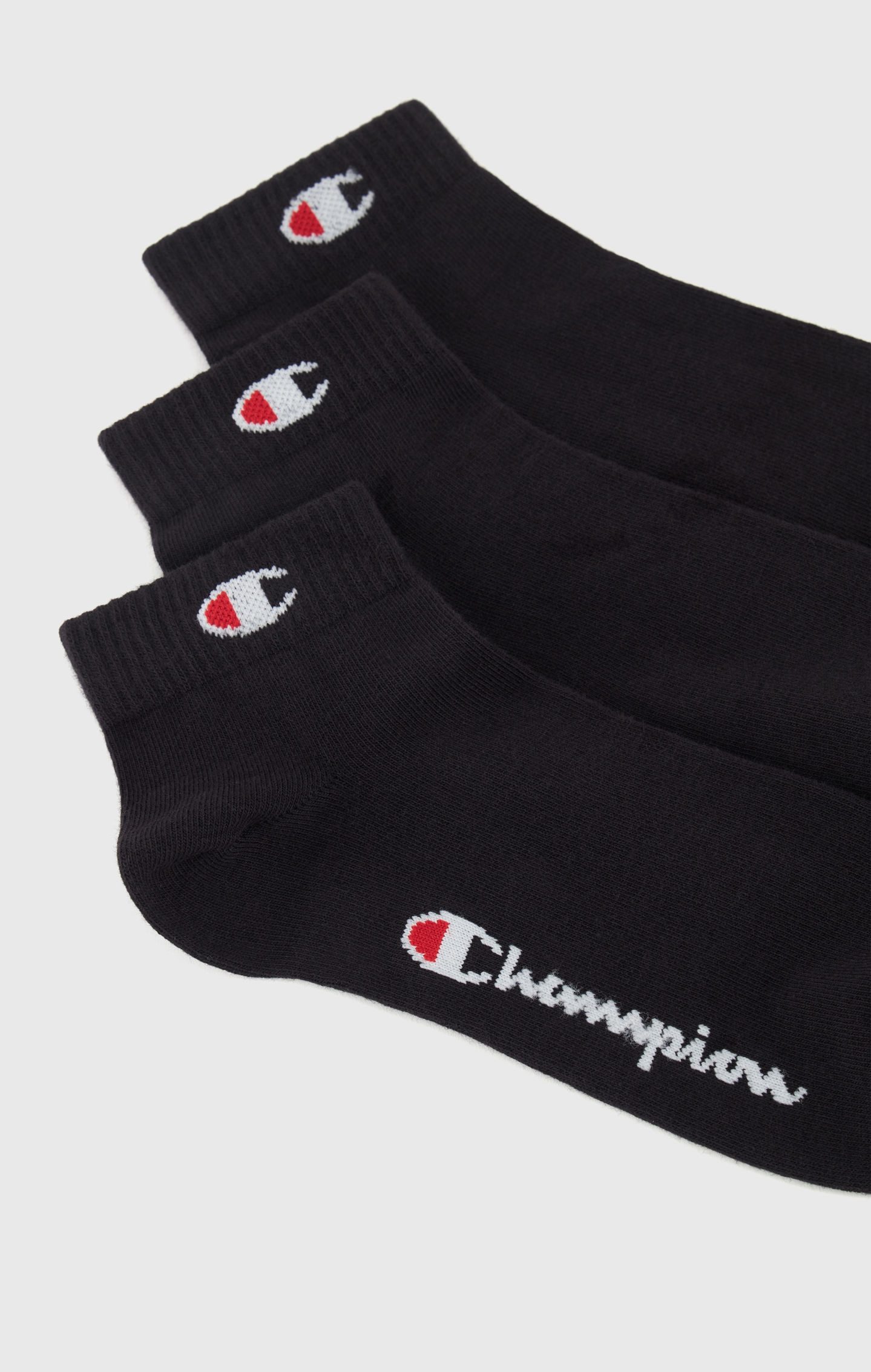 Champion Kurzsocken 3 Pack Quarter Socks (3-Paar) für sportive Aktivitäten, sportlicher Stil