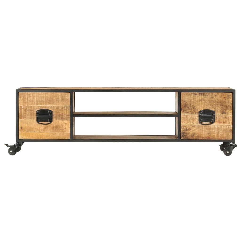 vidaXL TV-Schrank TV-Schrank 130x30x39 cm Massivholz