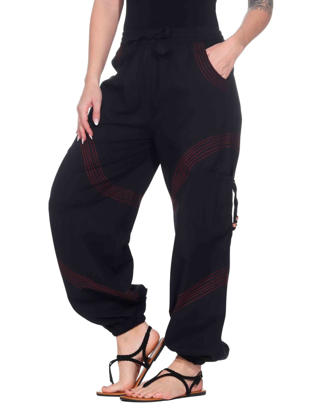 KUNST UND MAGIE Haremshose Kunst und Magie Unisex Goa Pluderhose in klassischen Кольора(ів)