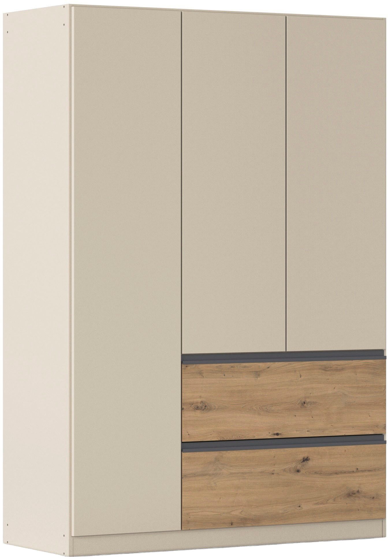 rauch Drehtürenschrank Kleiderschrank Schrank Garderobe COSTA in den Breiten 91/136/181 cm (in 3 Ausstattungen BASIC/CLASSIC/PREMIUM) viel Platz, grifflose Front und Push-to-Open Funktion MADE IN GERMANY