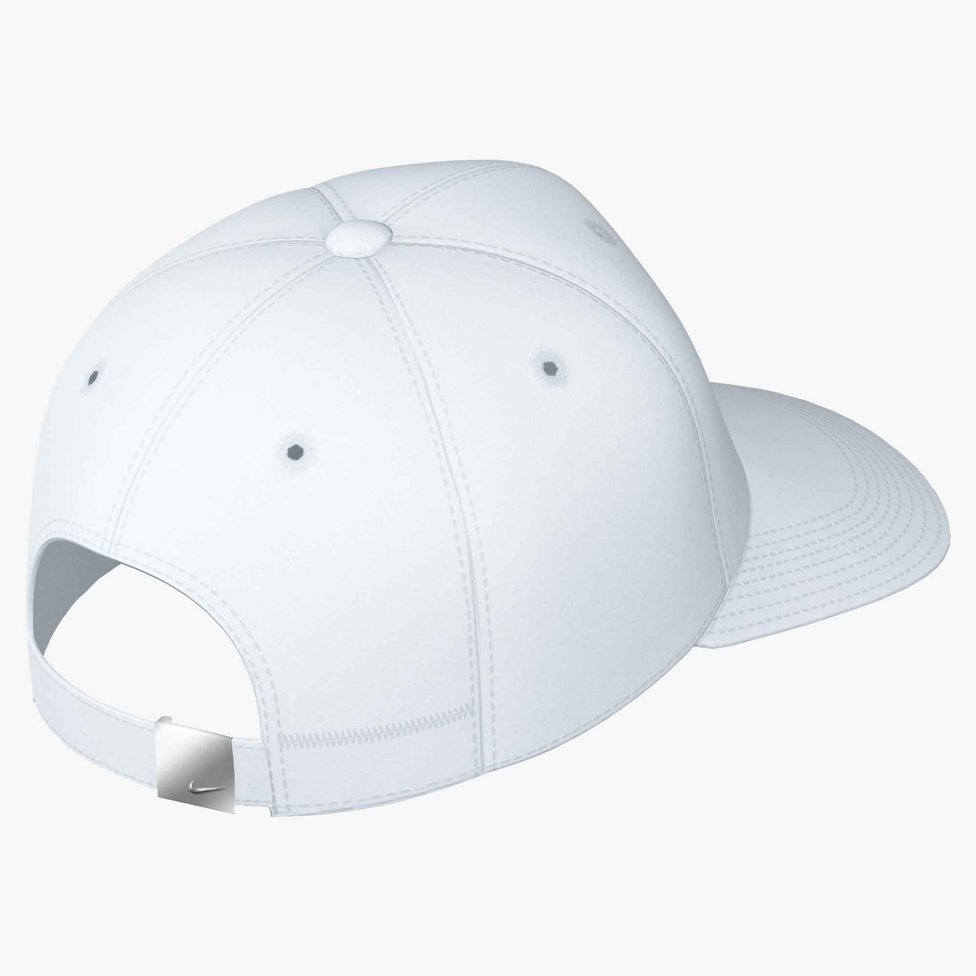 Nike Sportswear Baseball Cap U NK DF CLUB CAP U CB MTSWSH L mit gebogenem Schirm, mit Metall-Swoosh-Logo, mittelhohe Passform