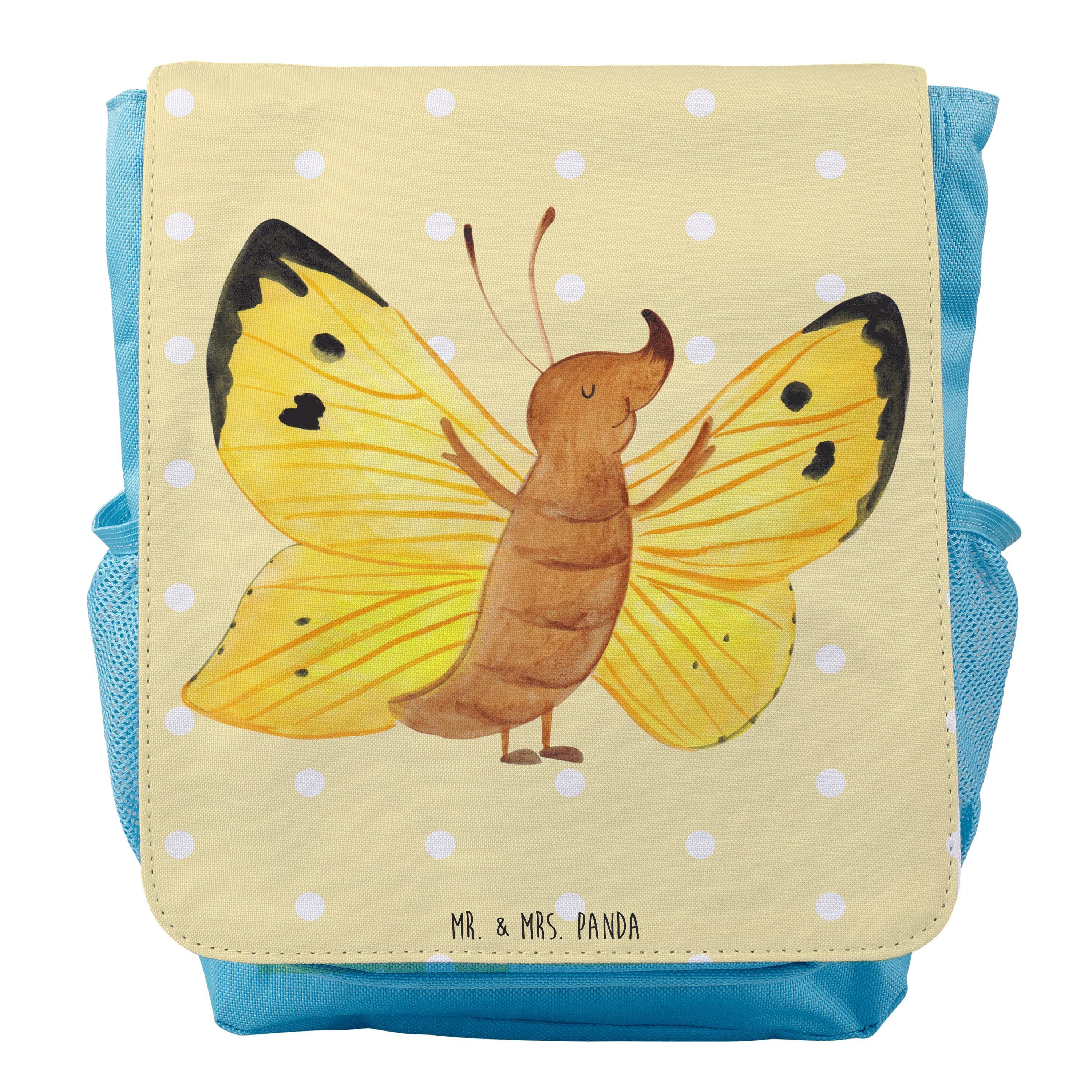 - Kinderrucksack & Jungen Panda Zitronenfalter Pastell - Geschenk, Mrs. Mr. Schmetterling Gelb Kinder