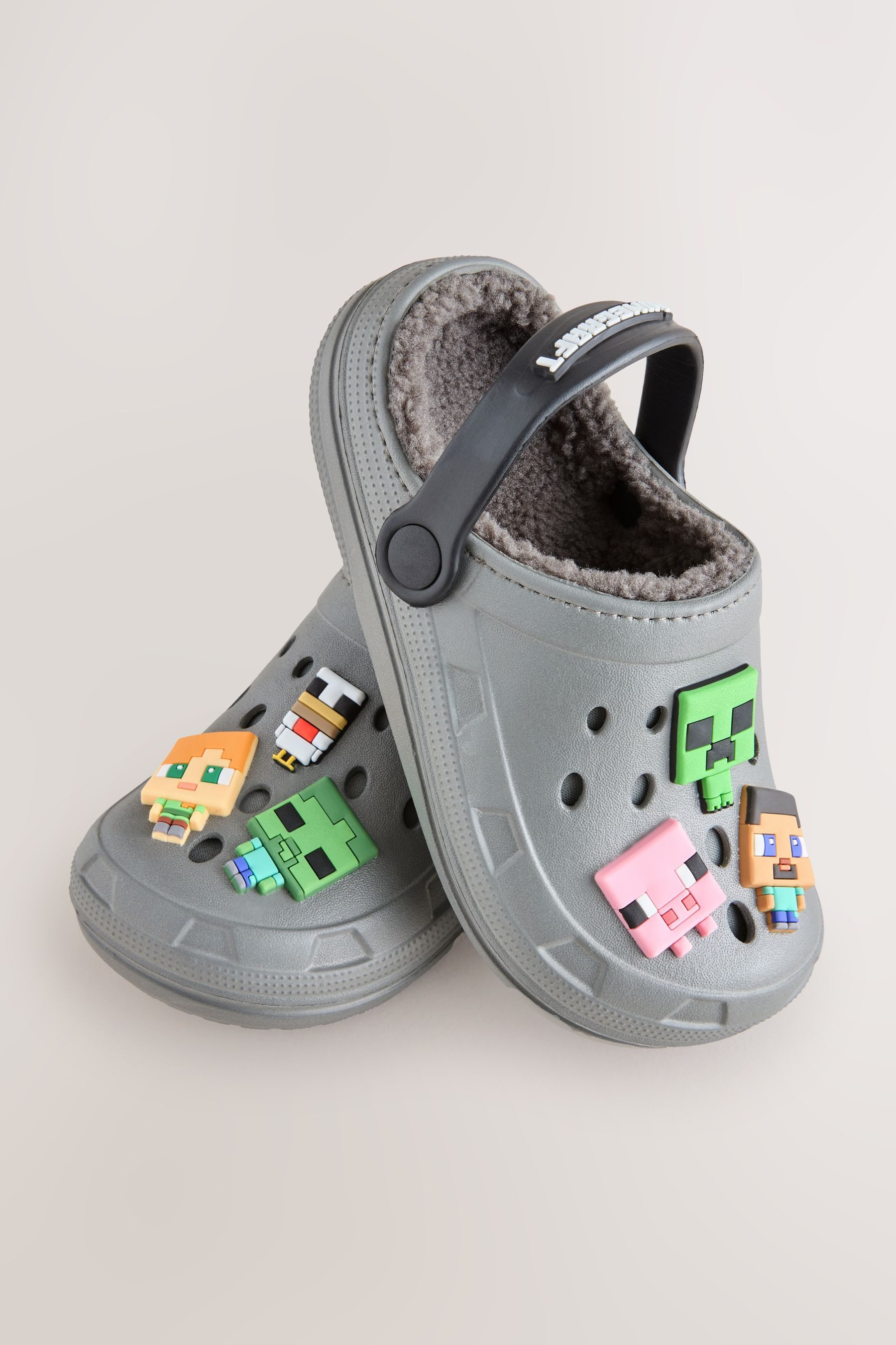Next Marmorierte Hausschuhe Clogs, Minecraft Hausschuh (1-tlg)