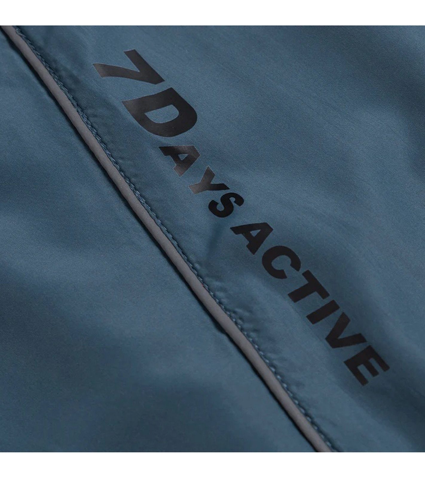 Jacket Details Lauf-Jacke Active Trainingsjacke Blau Track Aicot 7 DAYS mit reflektierenden Active DAYS 7 Sport-Jacke