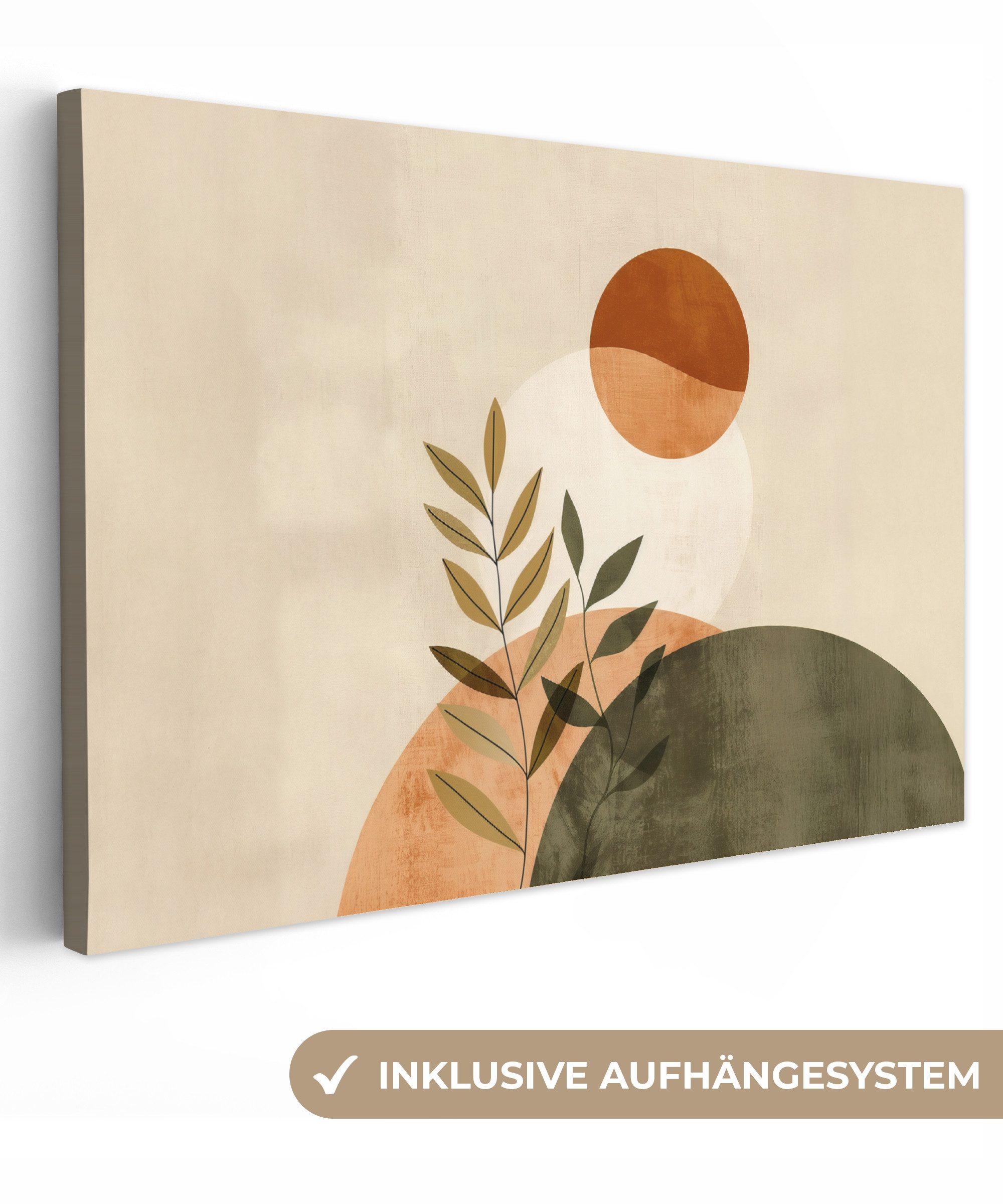 OneMillionCanvasses® Leinwandbild Äste - Formen - Abstrakt, Fotodruck (1 St günstig online kaufen