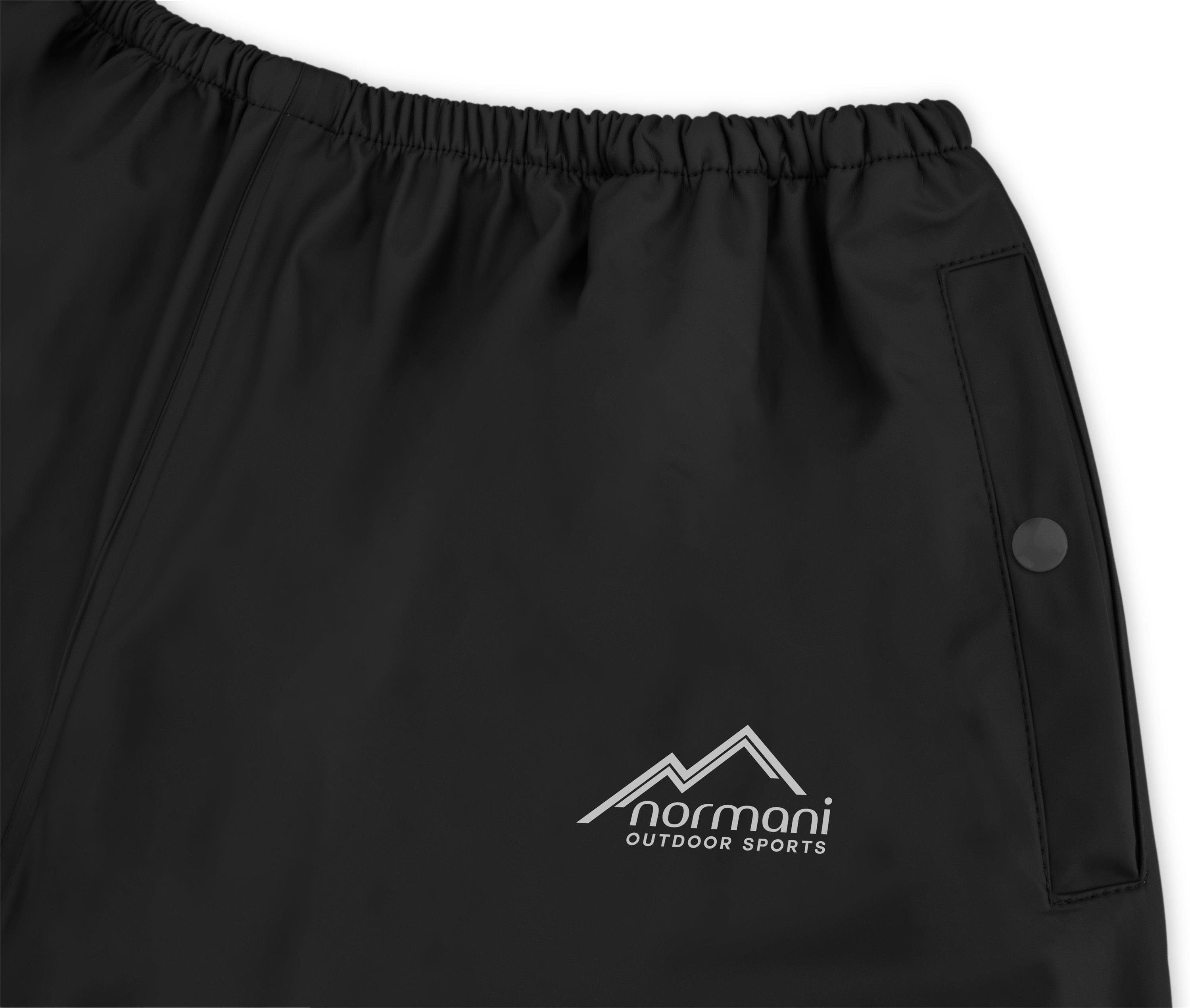 normani Regenhose Kinder Regenhose York Jungen und Mädchen - Wind- und wasserdichte Regenhose mit Reflektoren – Bild 3 von 5