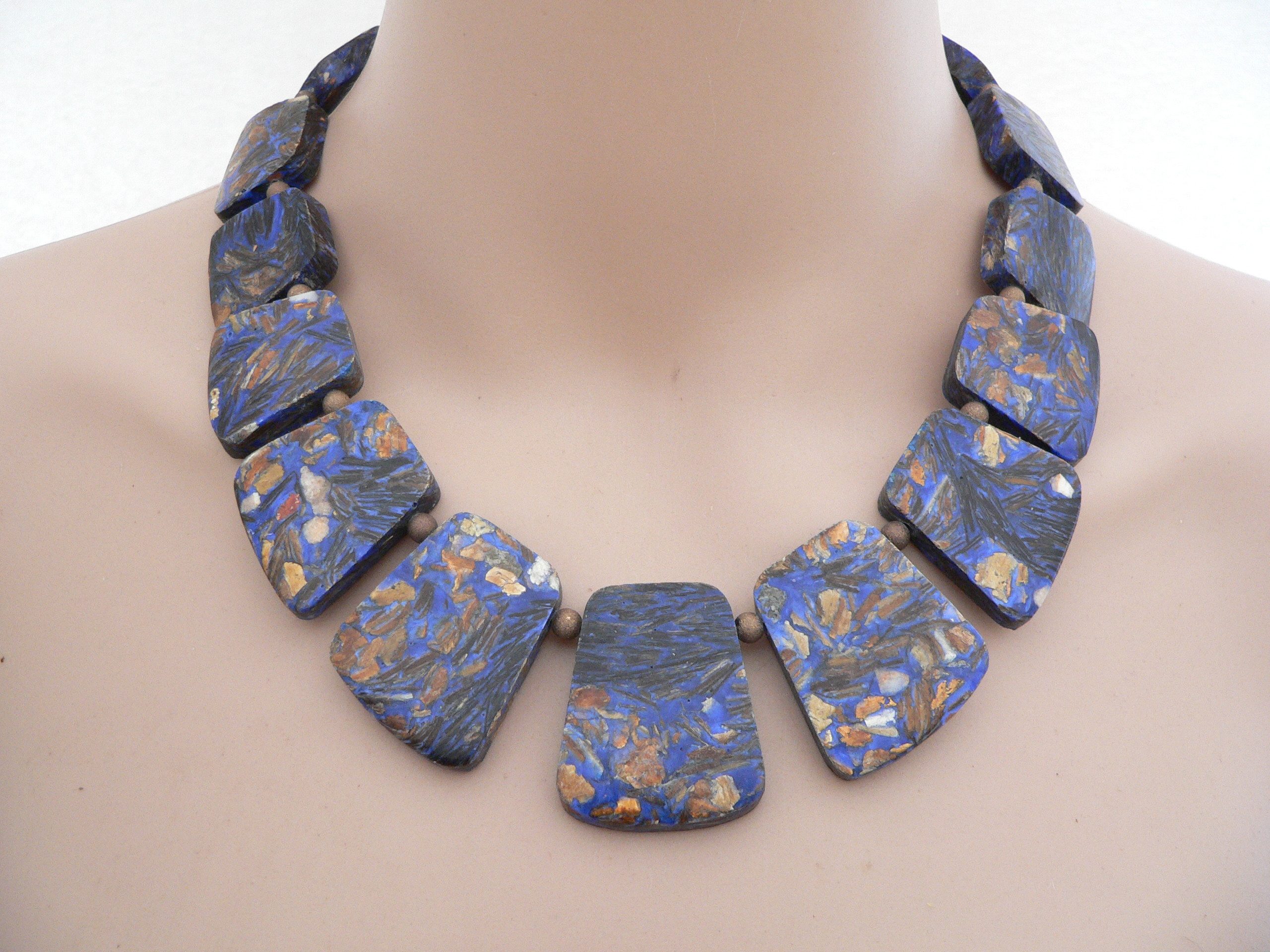 traumschmuck Collier 197b Halskette Statement Edelstein günstig online kaufen