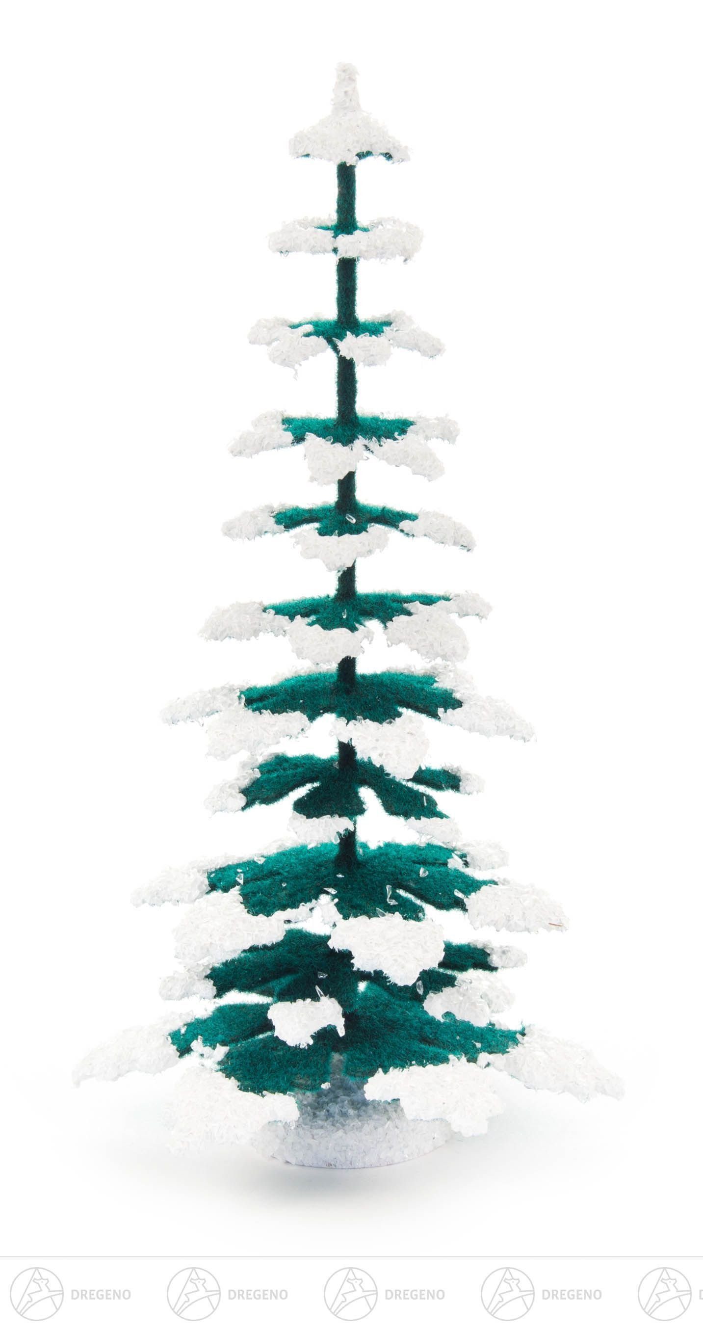 Kunstbaum Baum Fichte weiß Höhe ca 15 cm NEU, Dregeno Erzgebirge, Höhe 15 cm
