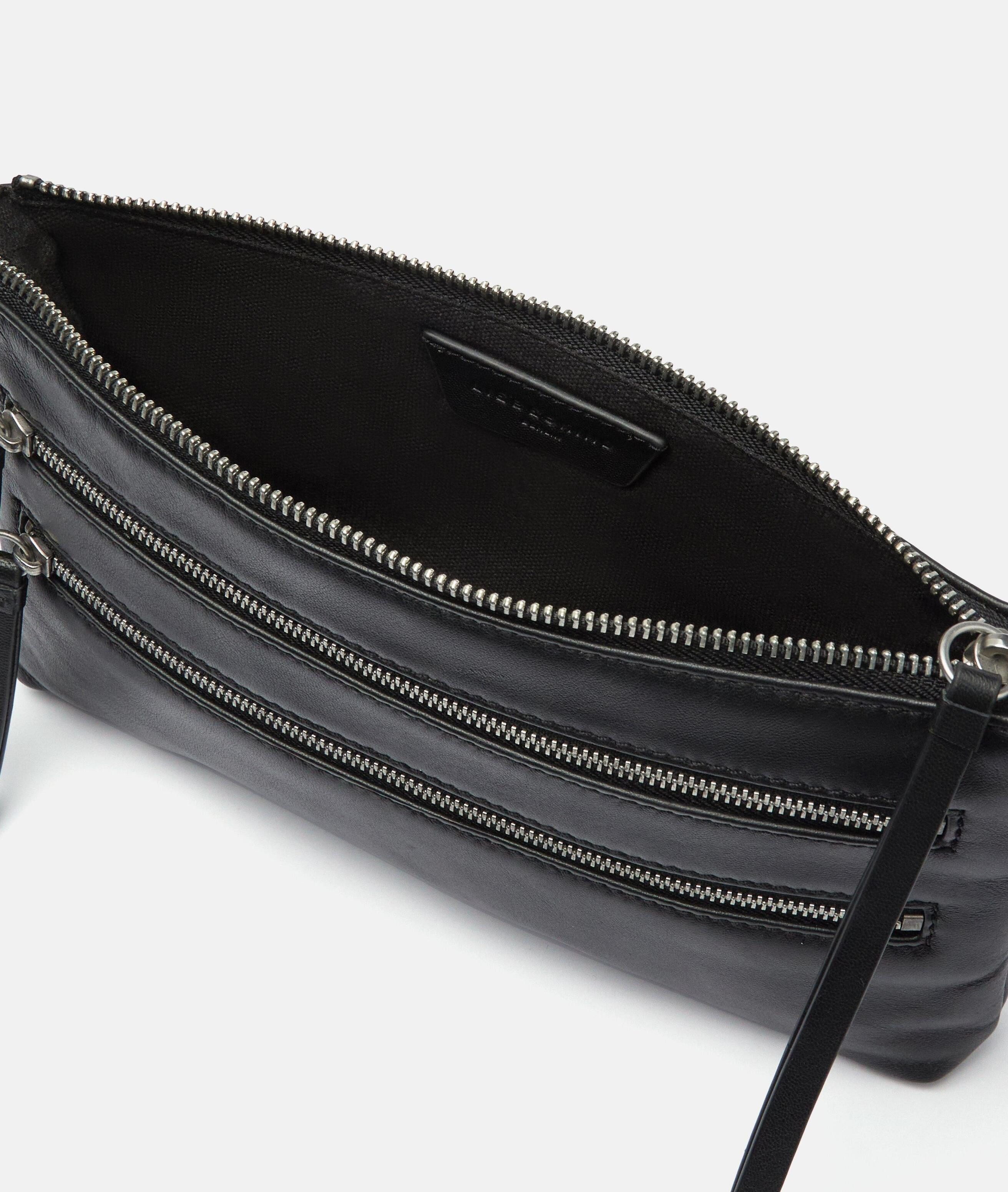 Liebeskind Berlin Umhängetasche Single Zena Crossbody S, Handliche Umhängetasche aus weichem Schafsleder