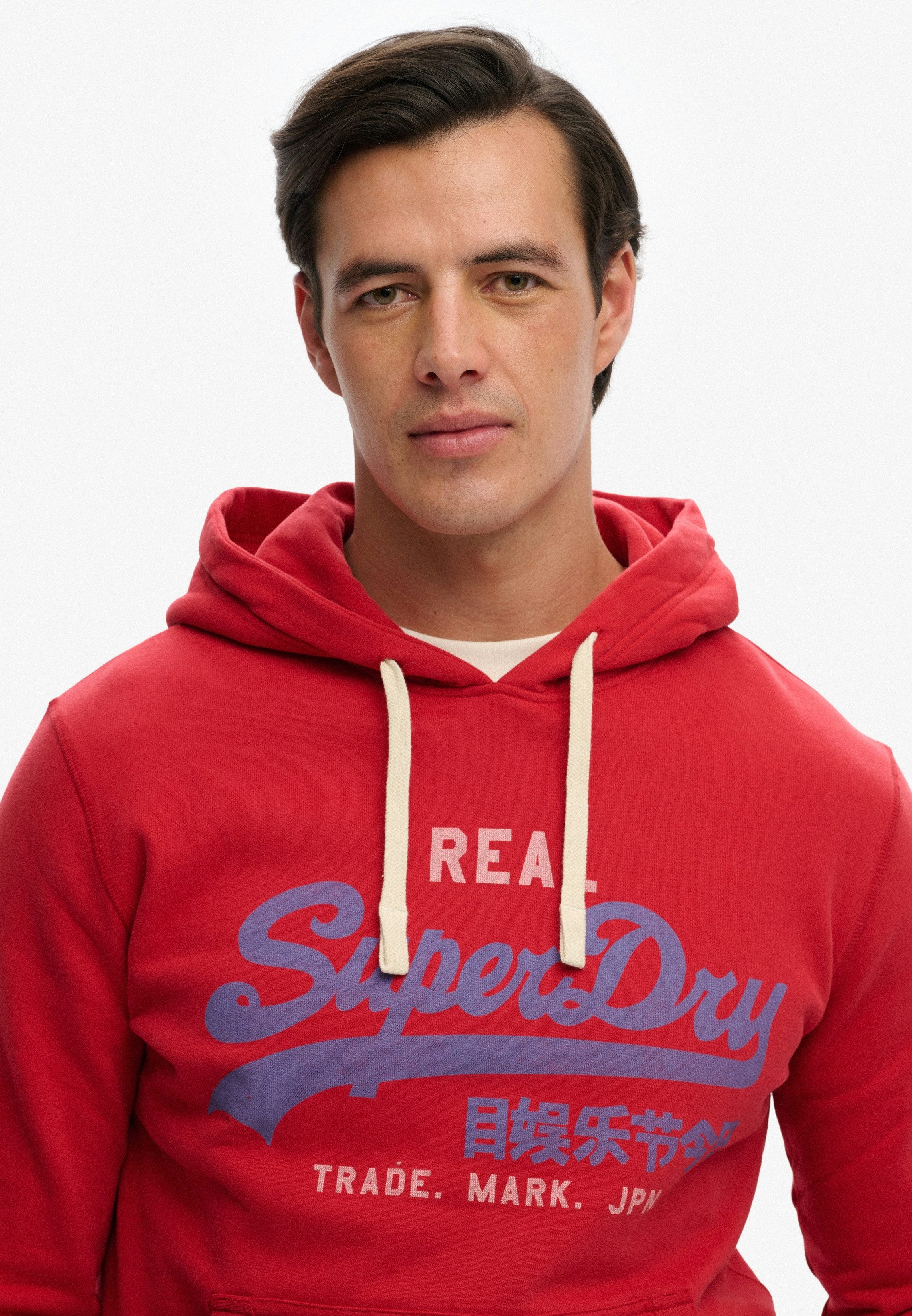 Superdry Kapuzensweatshirt VL CLASSIC HOOD mit klassischem Vintage-Logo Print