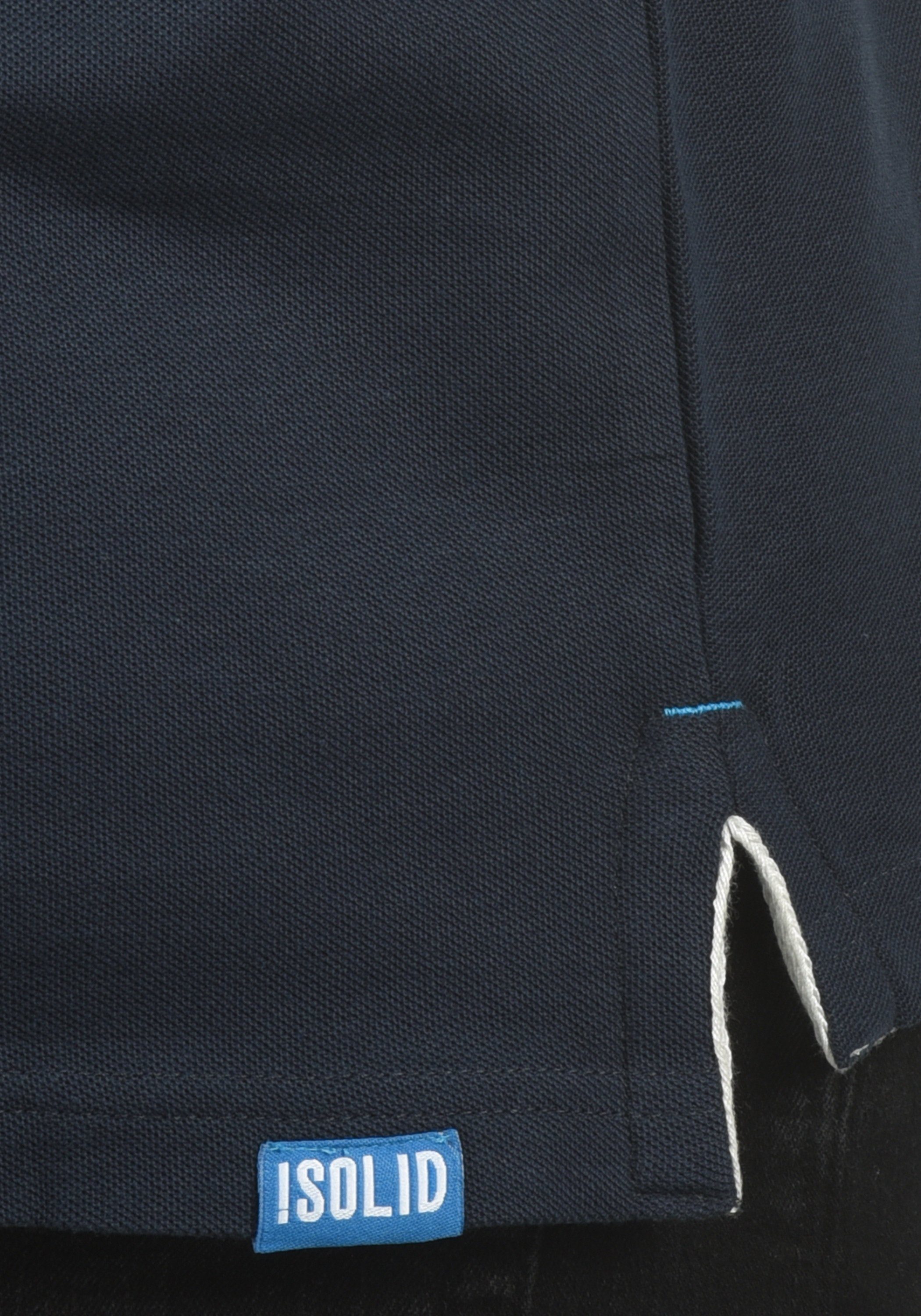 Solid Poloshirt Polo mit Insignia SDBenjaminPolo Blue (1991) Rückenpartie verlängerter