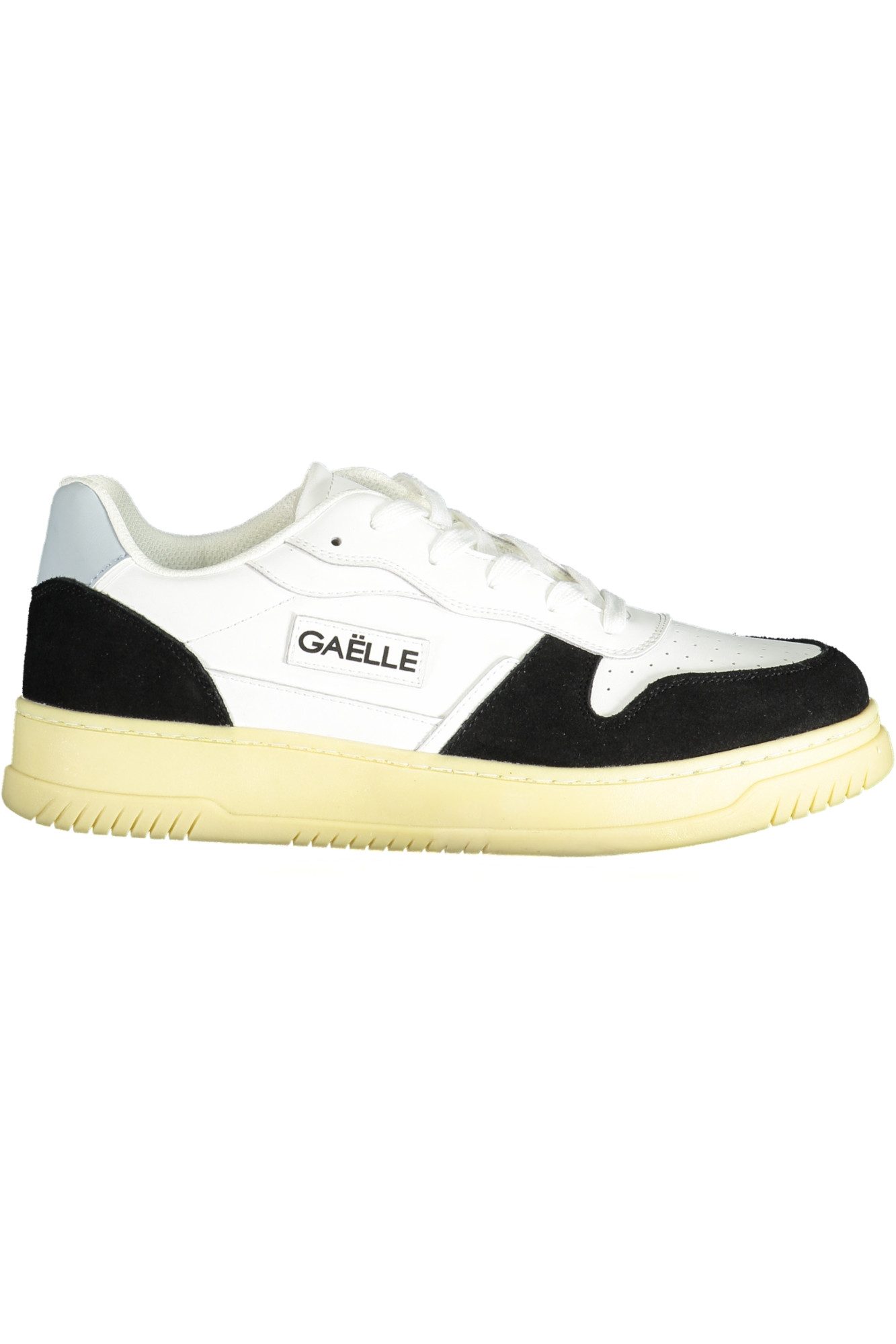 Gaelle Paris Sneaker Herren Sportschuh in Weiß mit Schnürsenkeln und