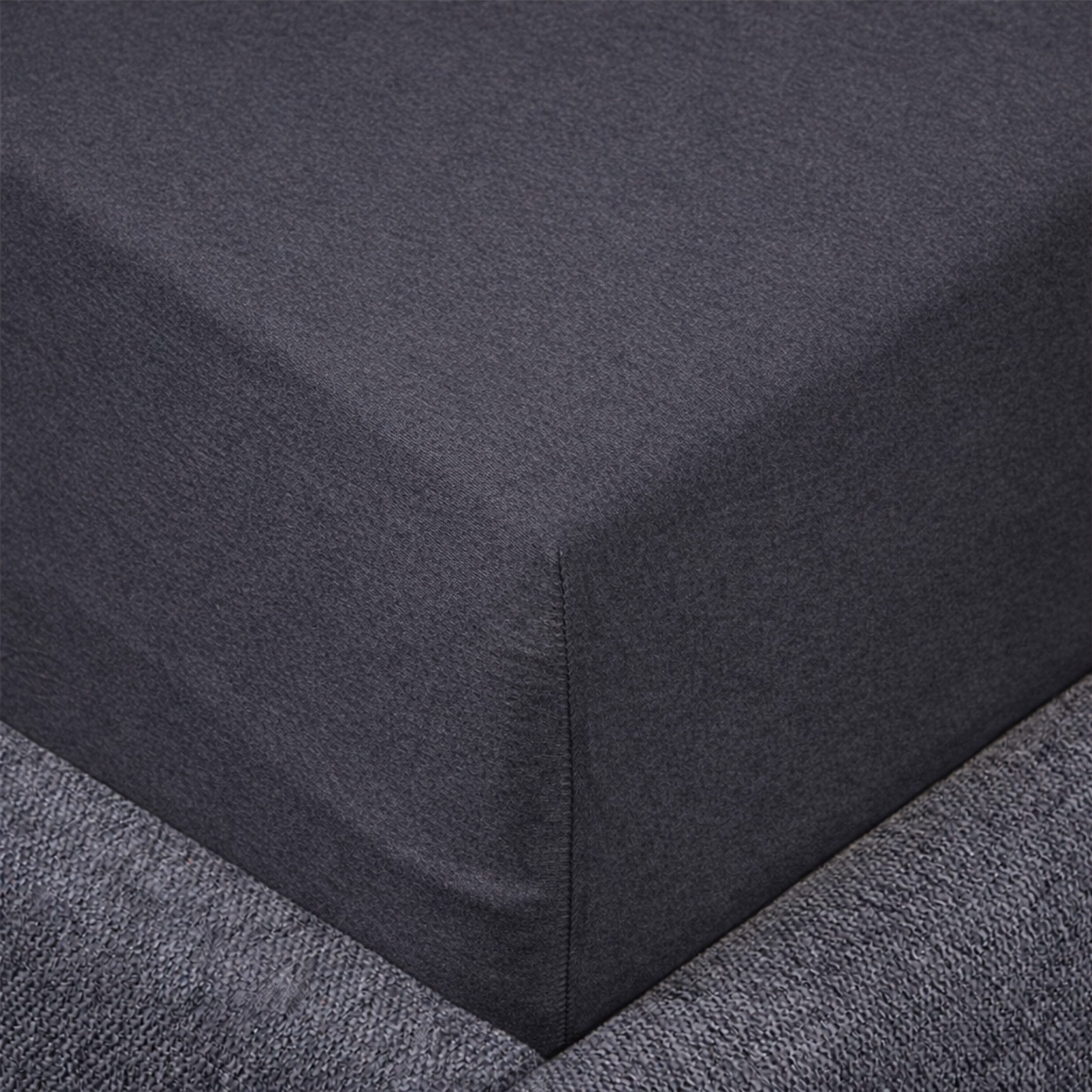 Traumschloss Spannbettlaken Premium, Jersey, Gummizug: rundum, (1 Stück), 165g/m², 95% gekämmte Mako Baumwolle, 5% Elasthan